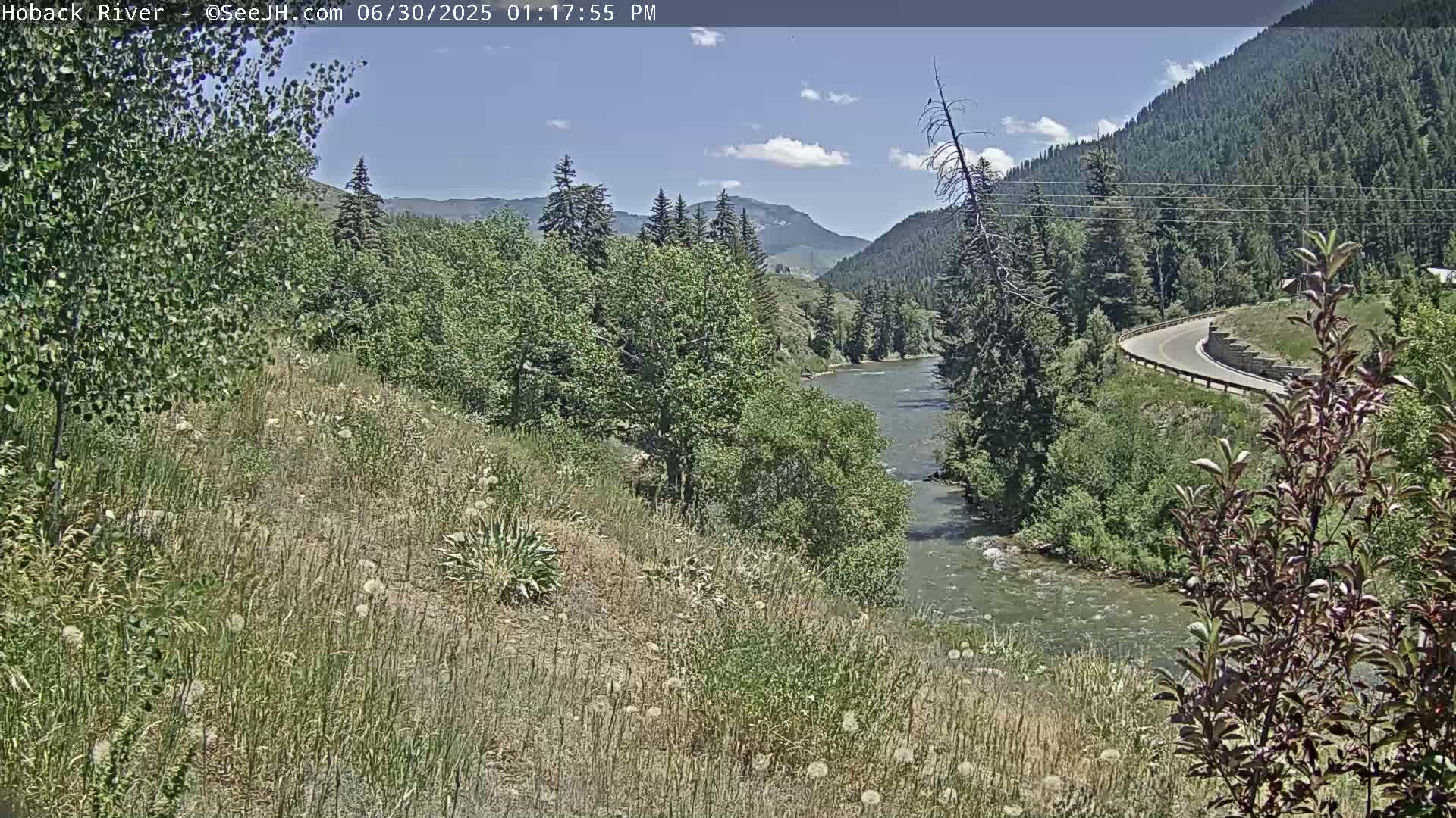 Hoback River  Live Cam  - Hoback, Teton, Wyoming, USA