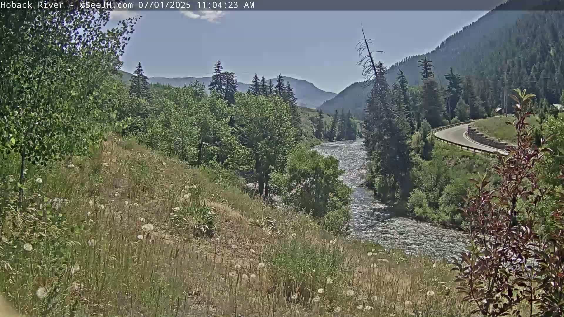 Hoback River  Live Cam  - Hoback, Teton, Wyoming, USA