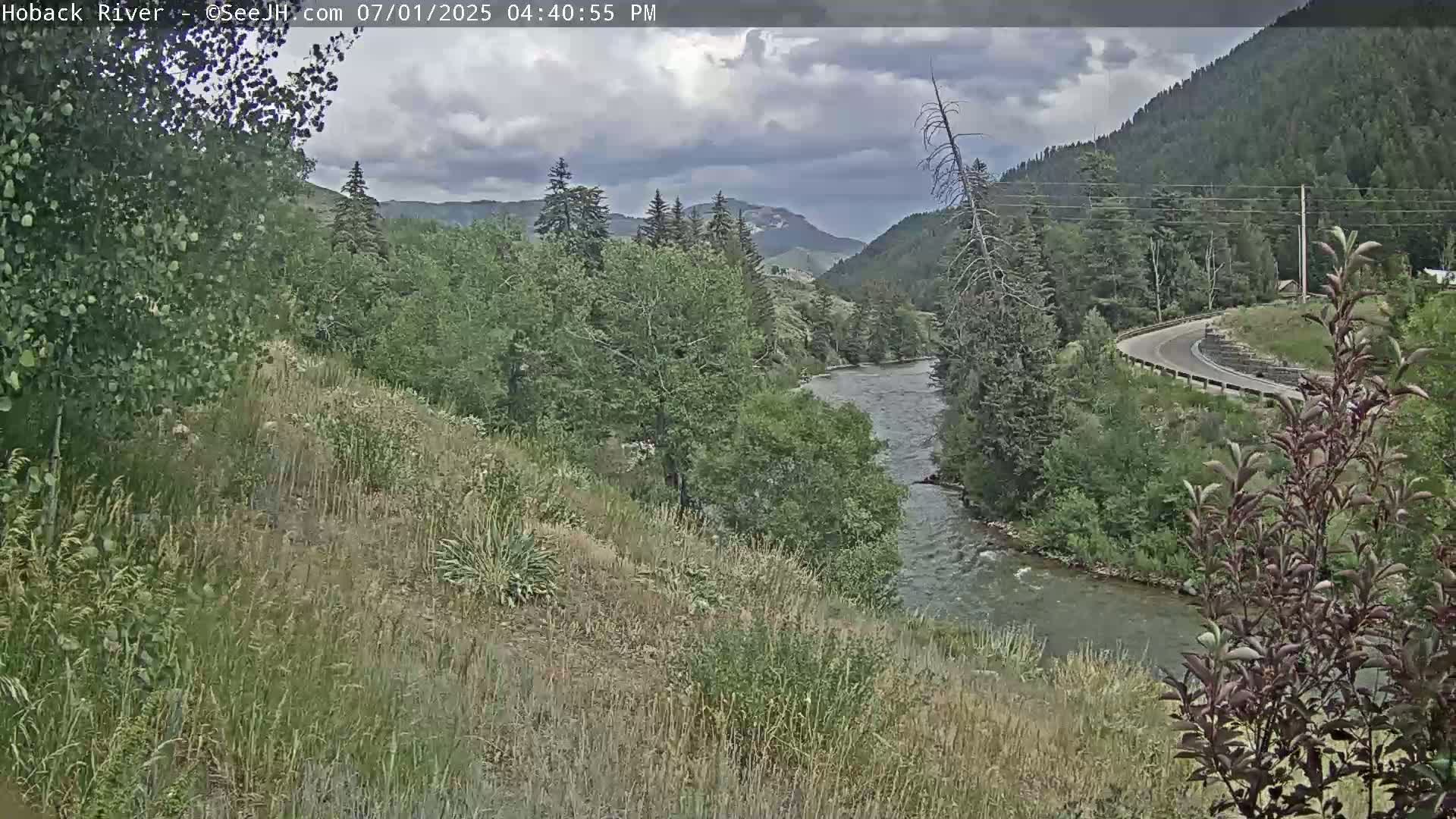 Hoback River  Live Cam  - Hoback, Teton, Wyoming, USA