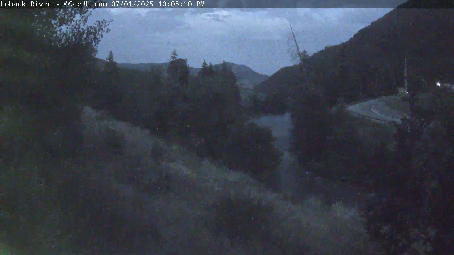 Hoback River  Live Cam  - Hoback, Teton, Wyoming, USA