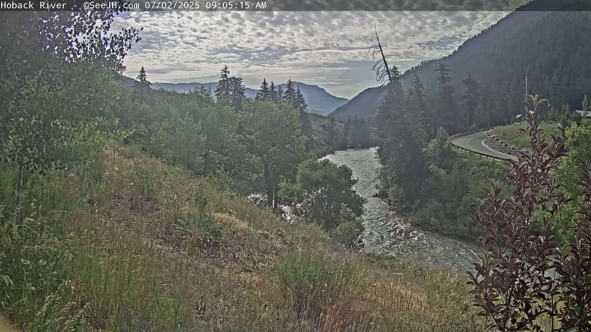 Hoback River  Live Cam  - Hoback, Teton, Wyoming, USA