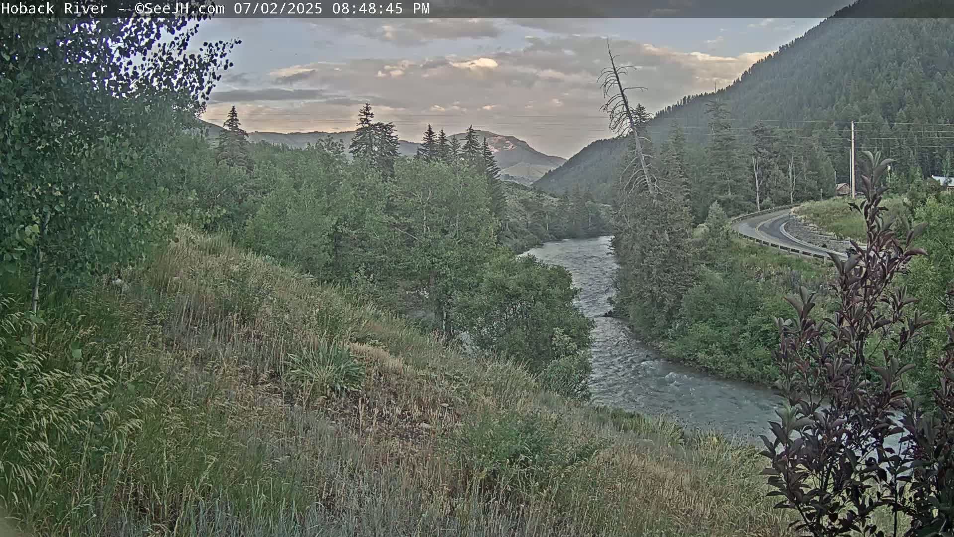 Hoback River  Live Cam  - Hoback, Teton, Wyoming, USA