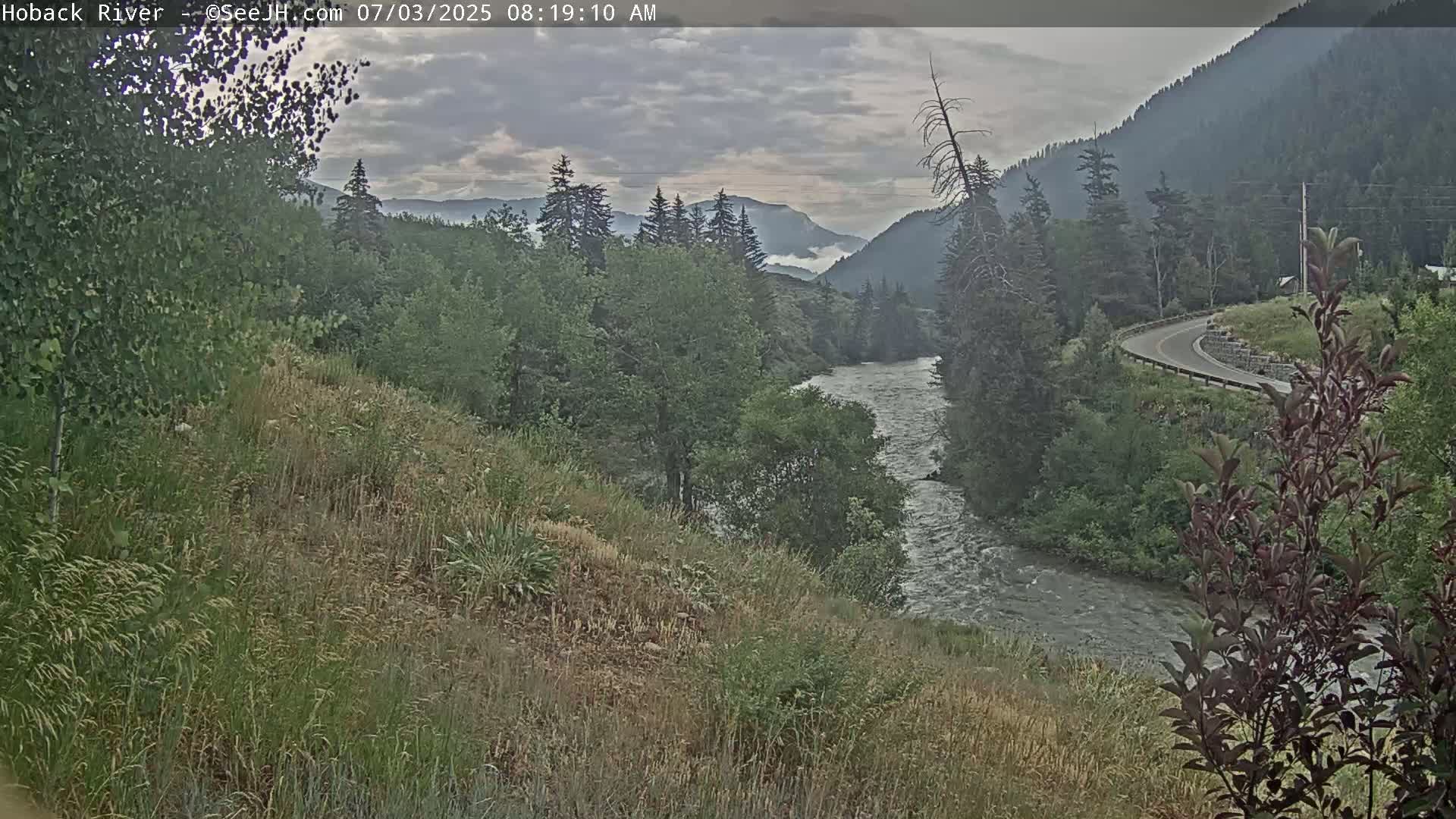 Hoback River  Live Cam  - Hoback, Teton, Wyoming, USA