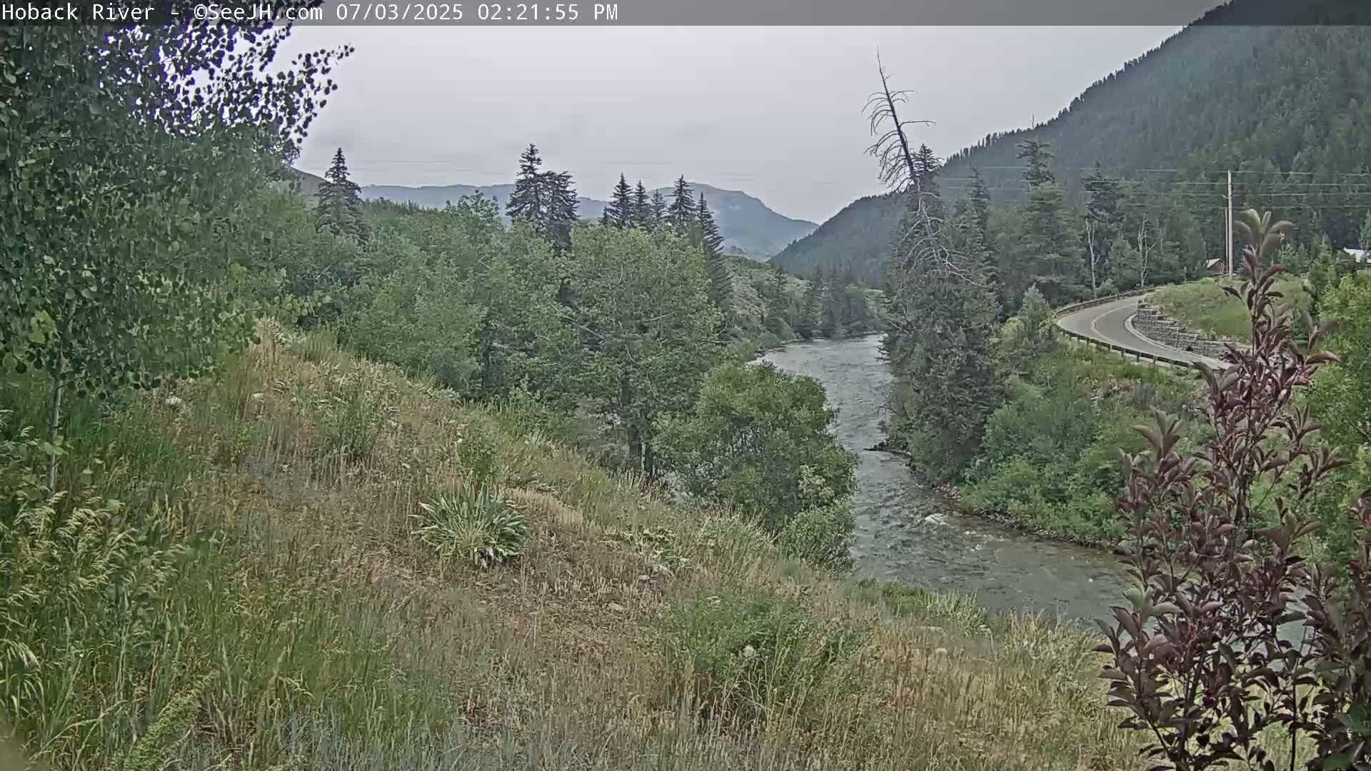 Hoback River  Live Cam  - Hoback, Teton, Wyoming, USA