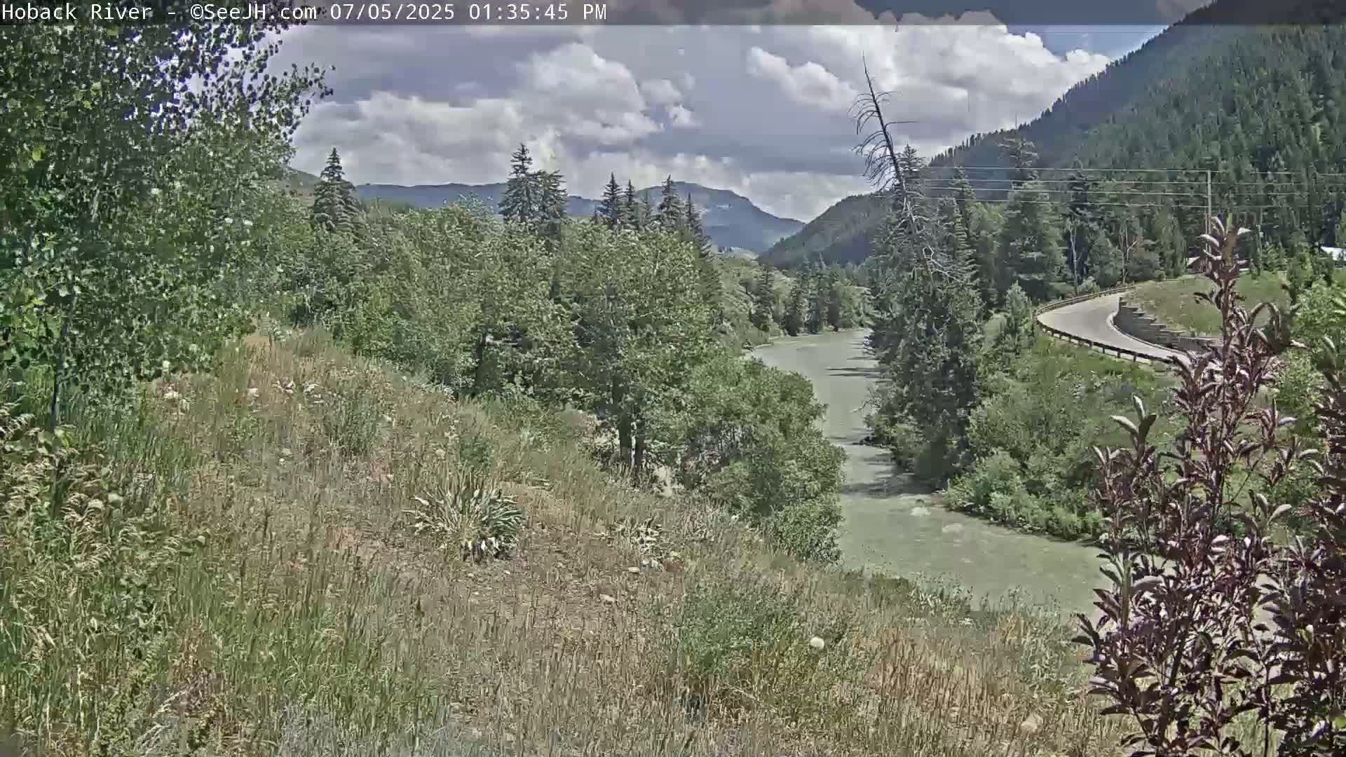 Hoback River  Live Cam  - Hoback, Teton, Wyoming, USA