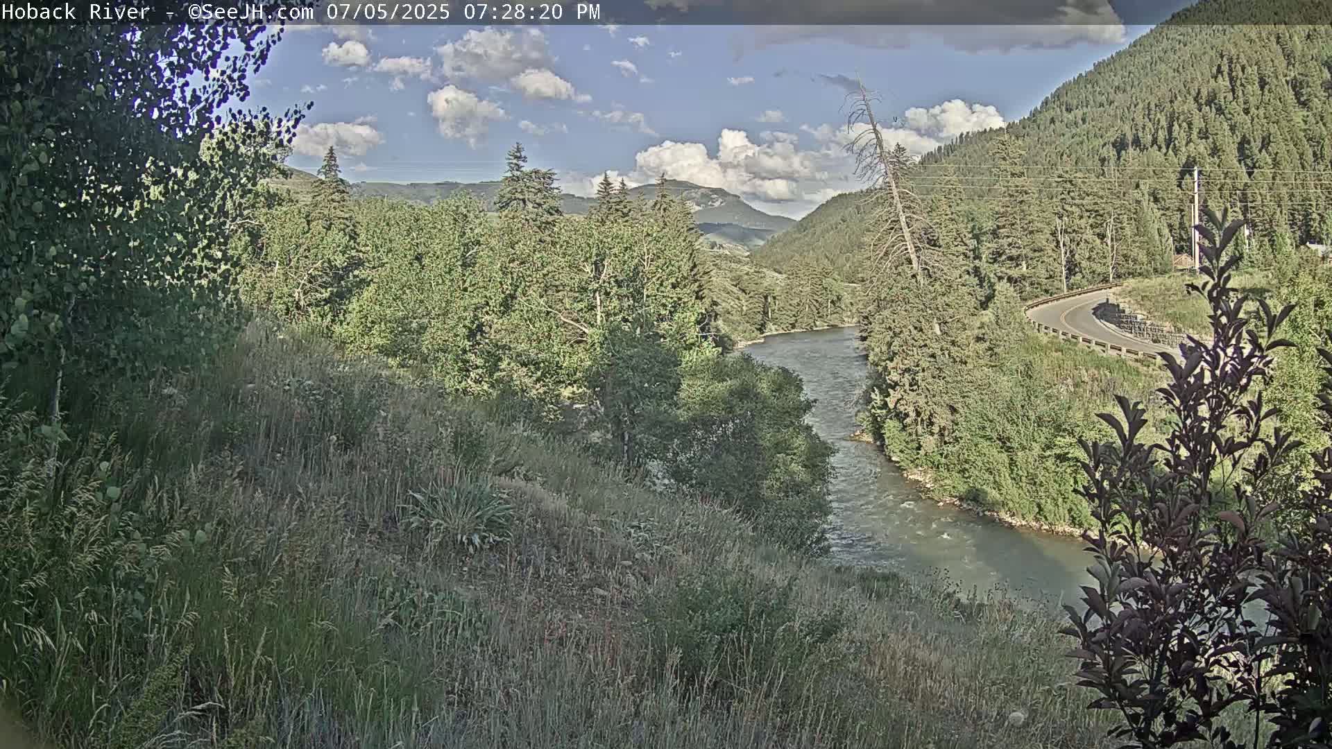 Hoback River  Live Cam  - Hoback, Teton, Wyoming, USA
