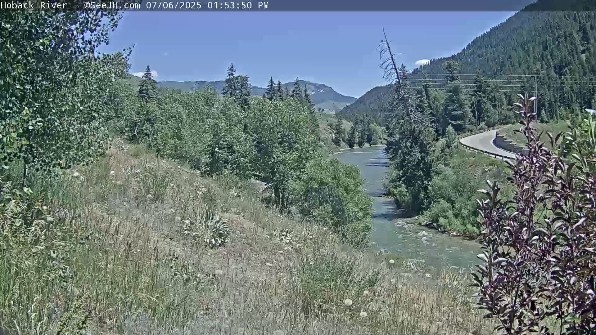 Hoback River  Live Cam  - Hoback, Teton, Wyoming, USA