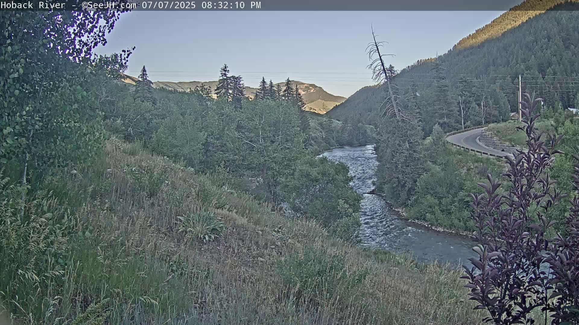 Hoback River  Live Cam  - Hoback, Teton, Wyoming, USA