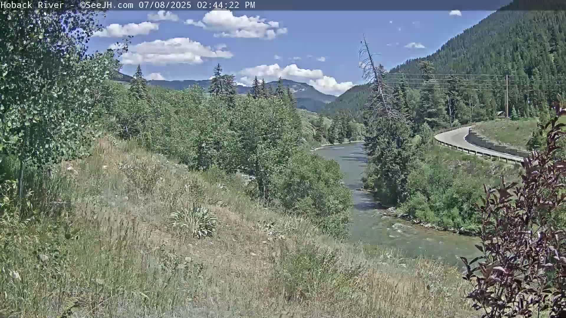 Hoback River  Live Cam  - Hoback, Teton, Wyoming, USA