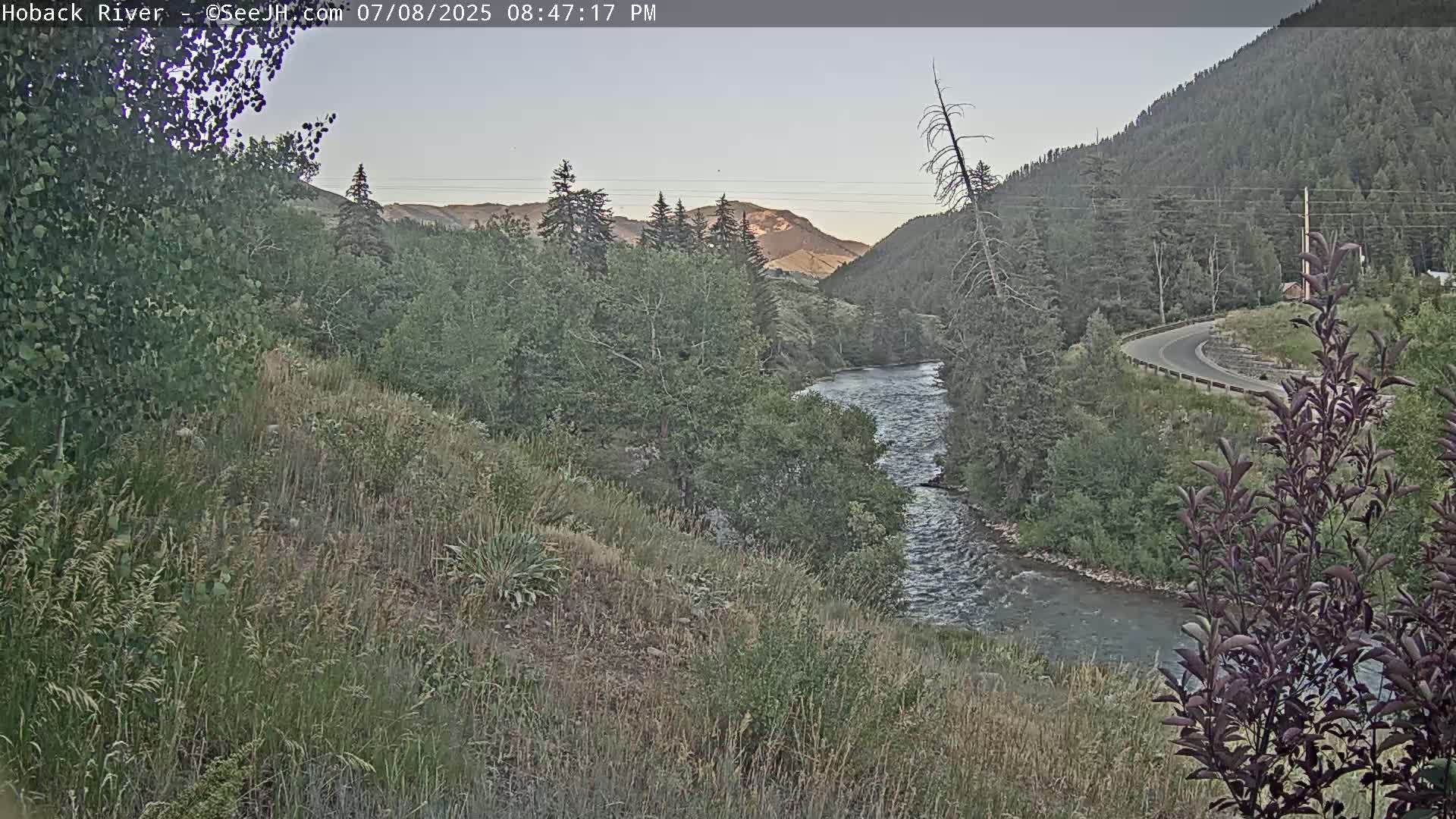 Hoback River  Live Cam  - Hoback, Teton, Wyoming, USA