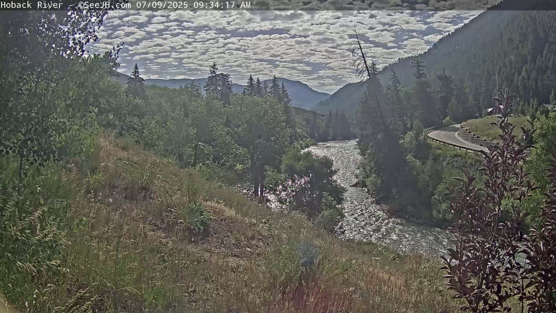 Hoback River  Live Cam  - Hoback, Teton, Wyoming, USA