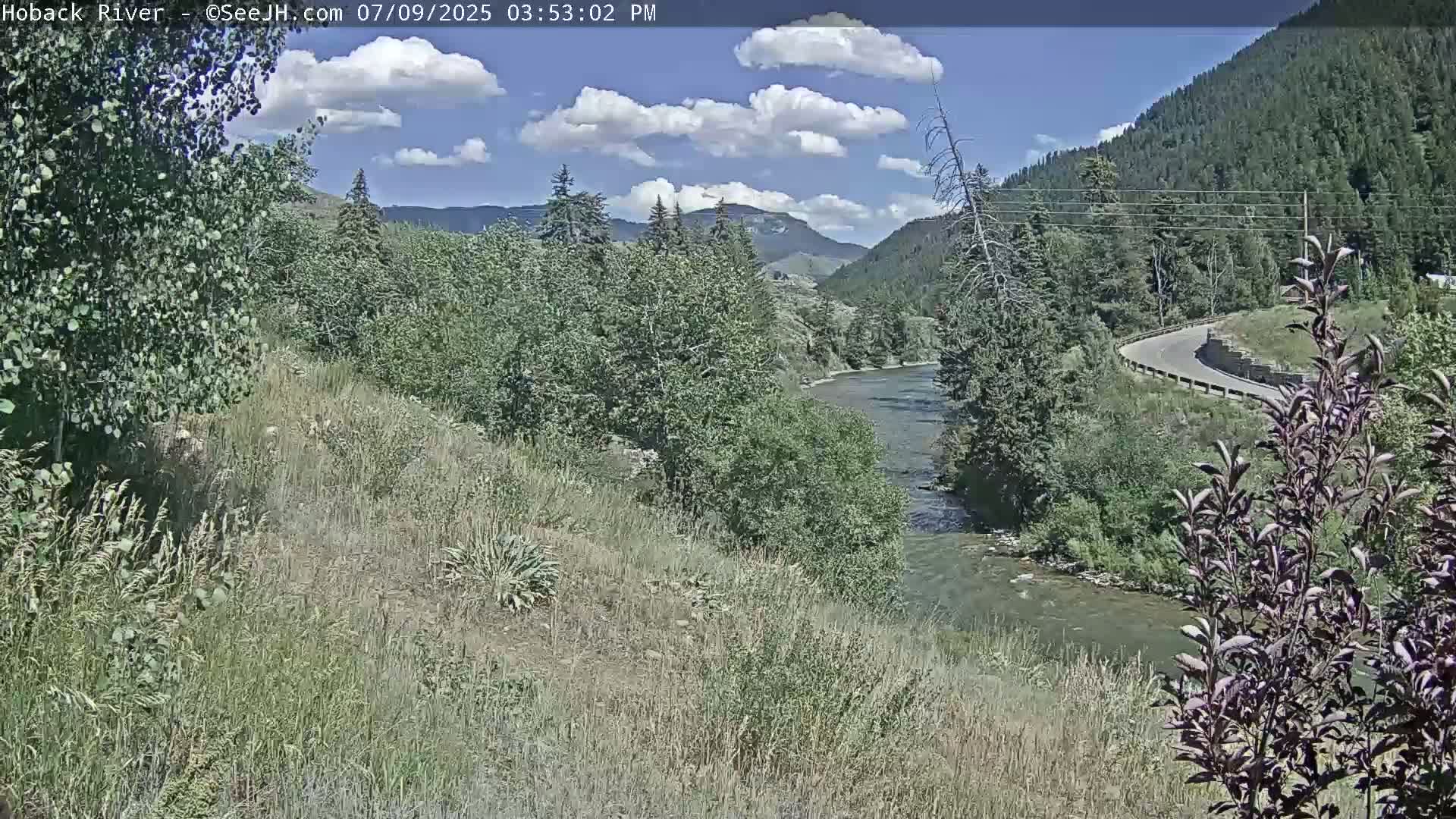 Hoback River  Live Cam  - Hoback, Teton, Wyoming, USA