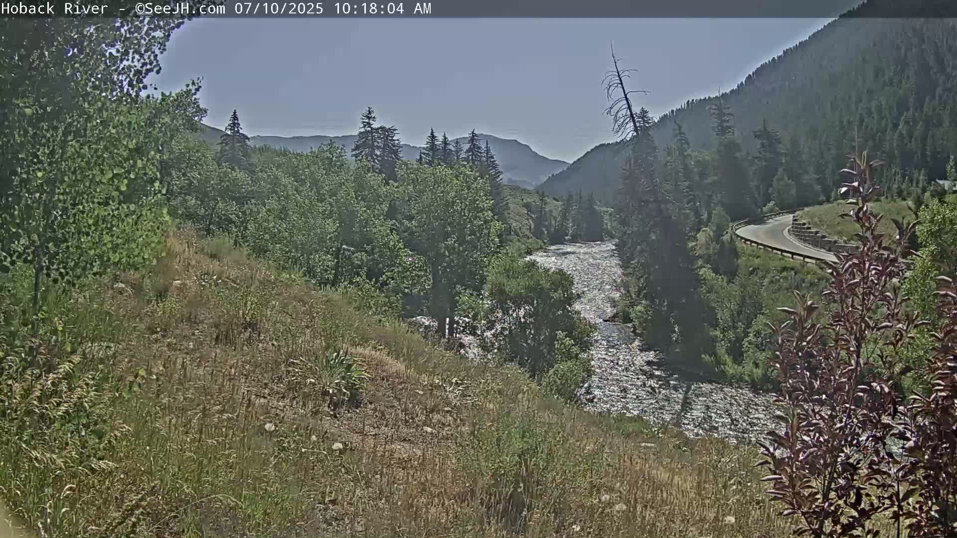 Hoback River  Live Cam  - Hoback, Teton, Wyoming, USA