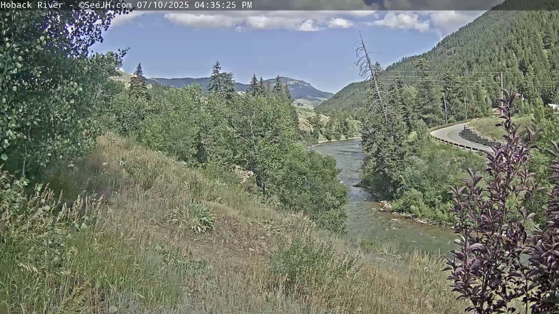 Hoback River  Live Cam  - Hoback, Teton, Wyoming, USA