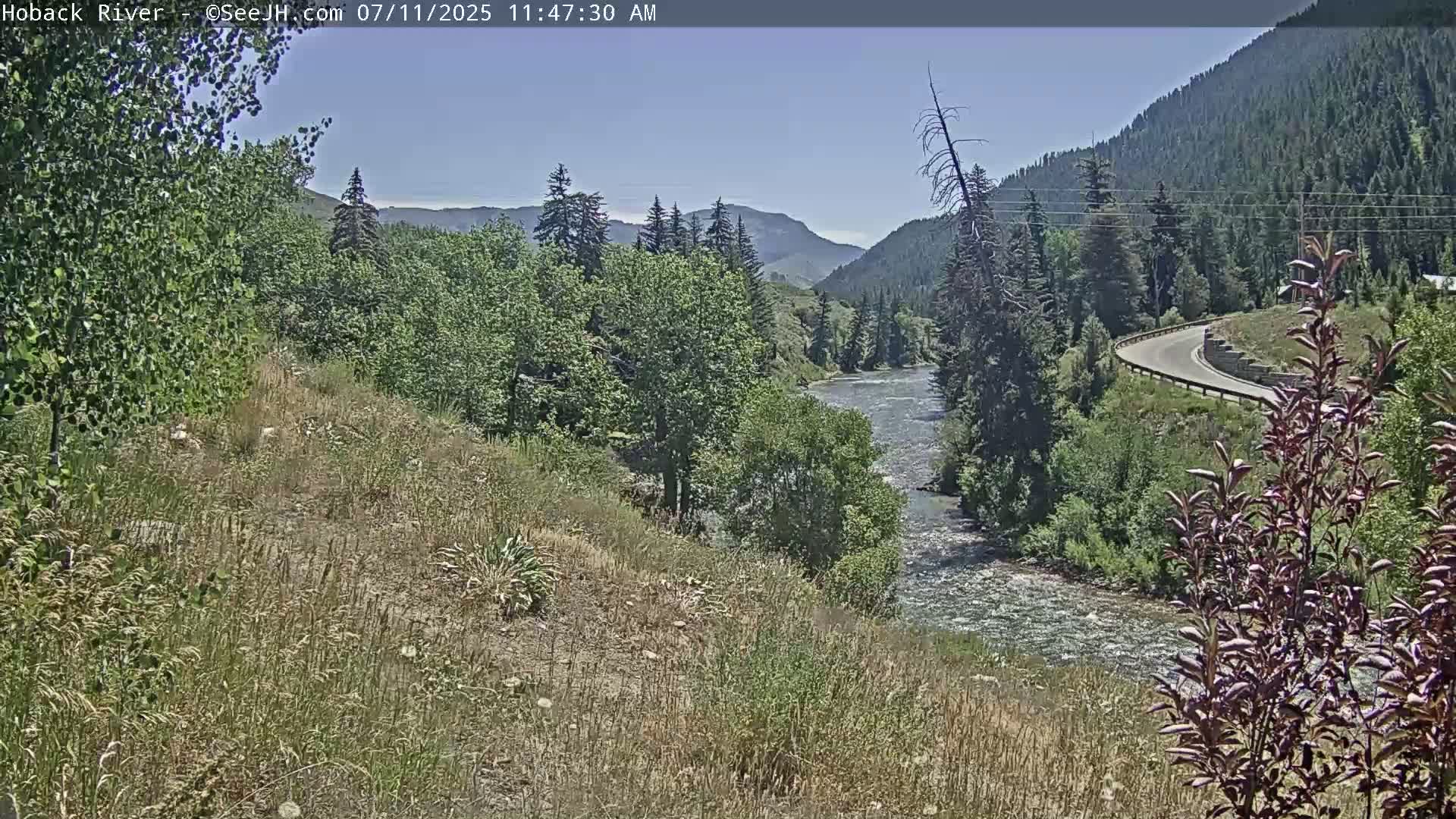 Hoback River  Live Cam  - Hoback, Teton, Wyoming, USA