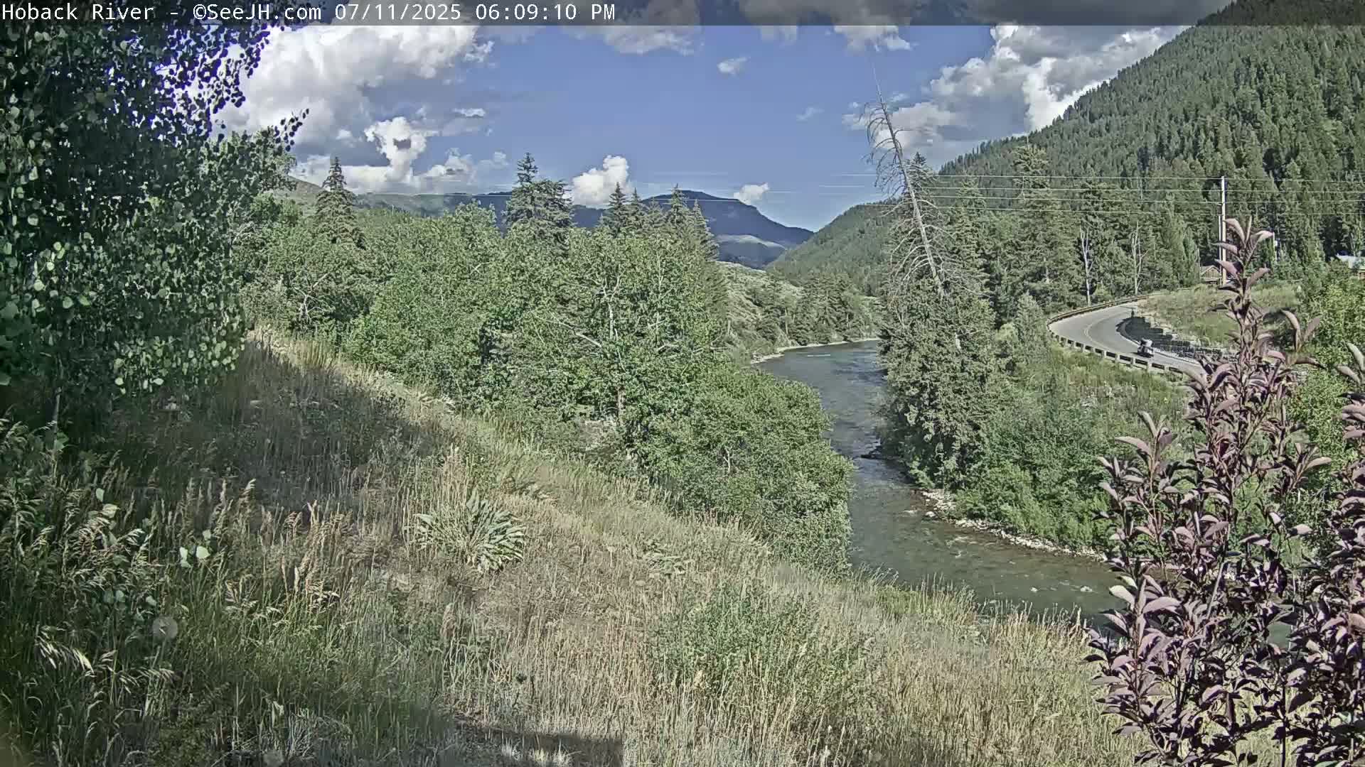 Hoback River  Live Cam  - Hoback, Teton, Wyoming, USA