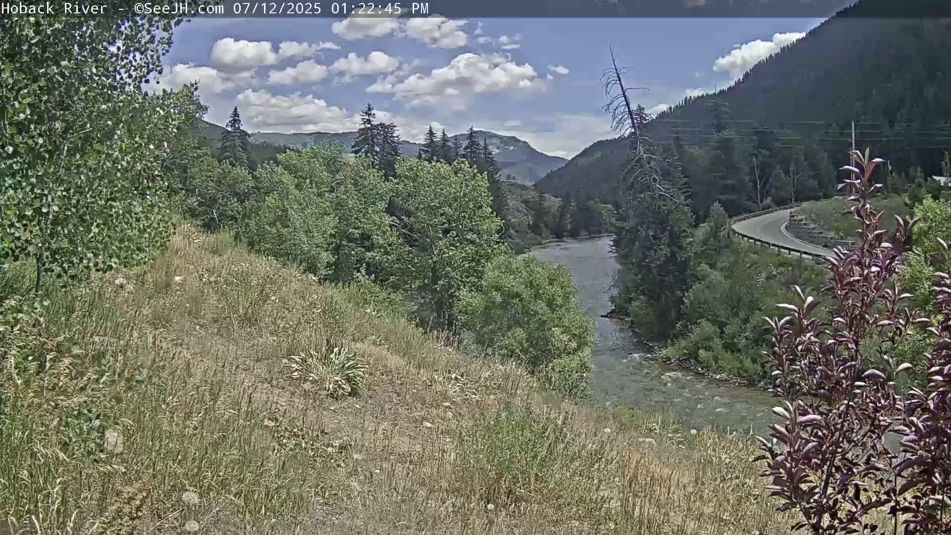 Hoback River  Live Cam  - Hoback, Teton, Wyoming, USA