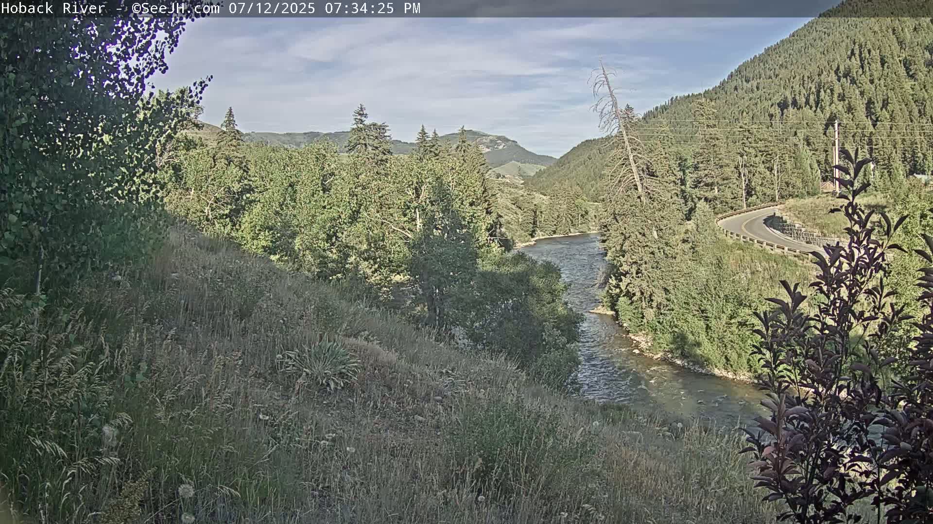 Hoback River  Live Cam  - Hoback, Teton, Wyoming, USA