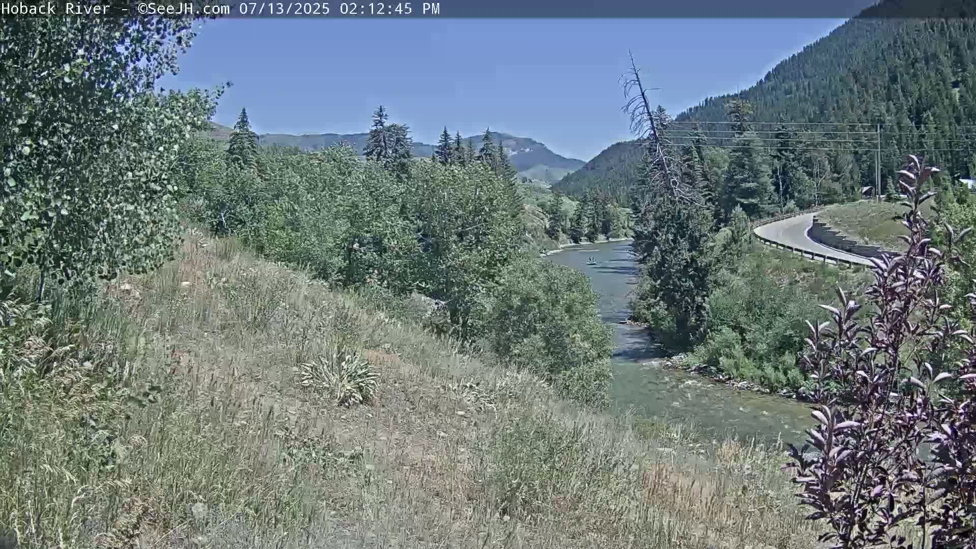 Hoback River  Live Cam  - Hoback, Teton, Wyoming, USA