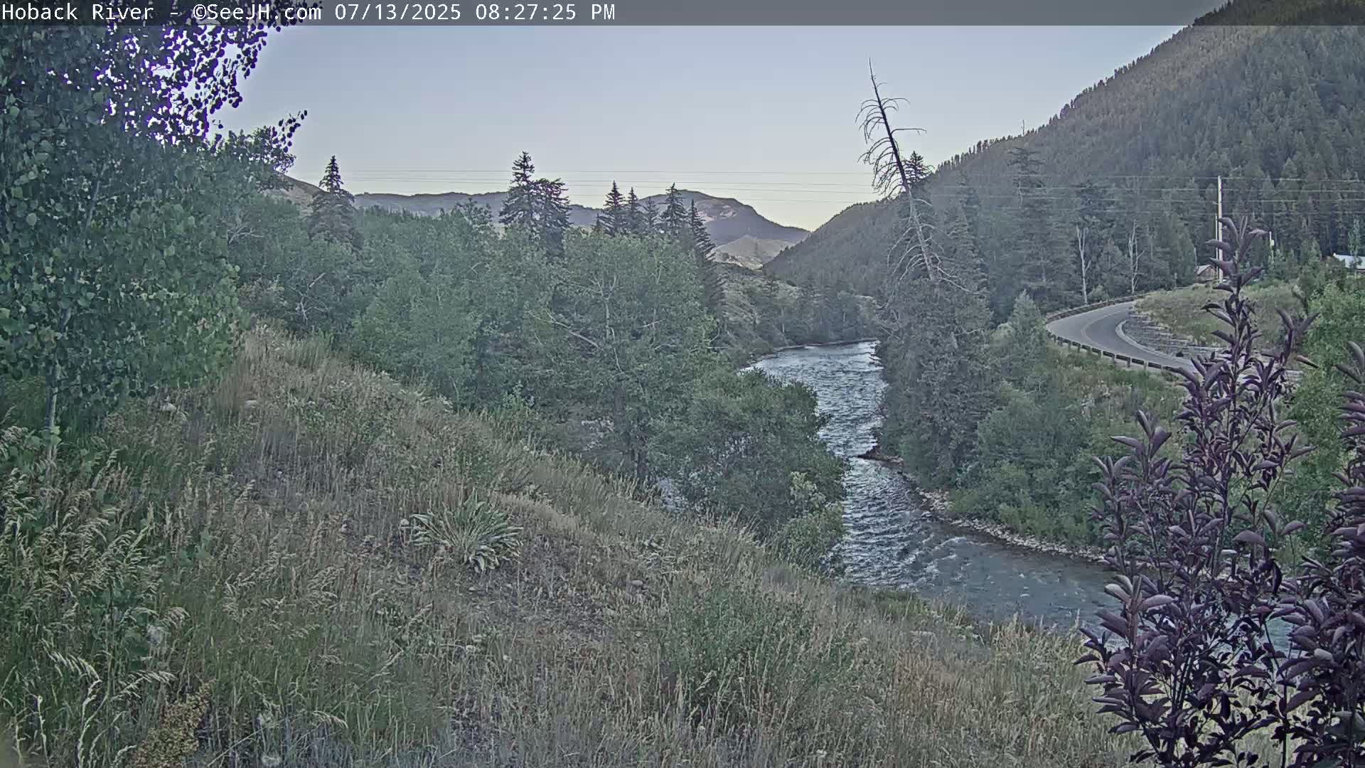 Hoback River  Live Cam  - Hoback, Teton, Wyoming, USA