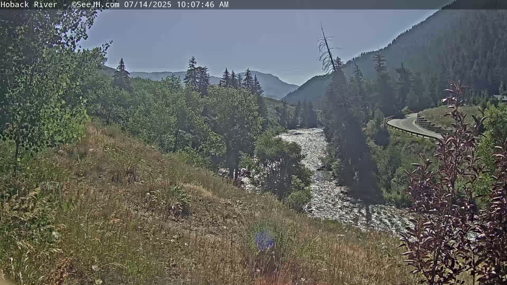 Hoback River  Live Cam  - Hoback, Teton, Wyoming, USA