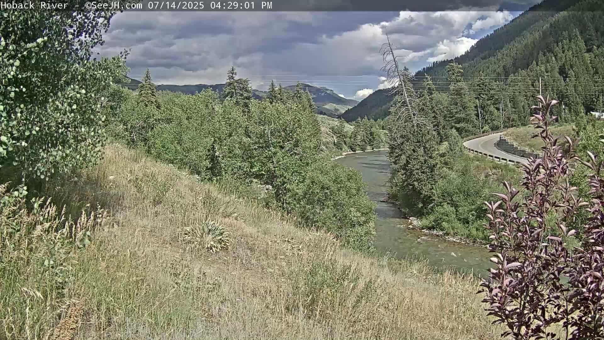 Hoback River  Live Cam  - Hoback, Teton, Wyoming, USA