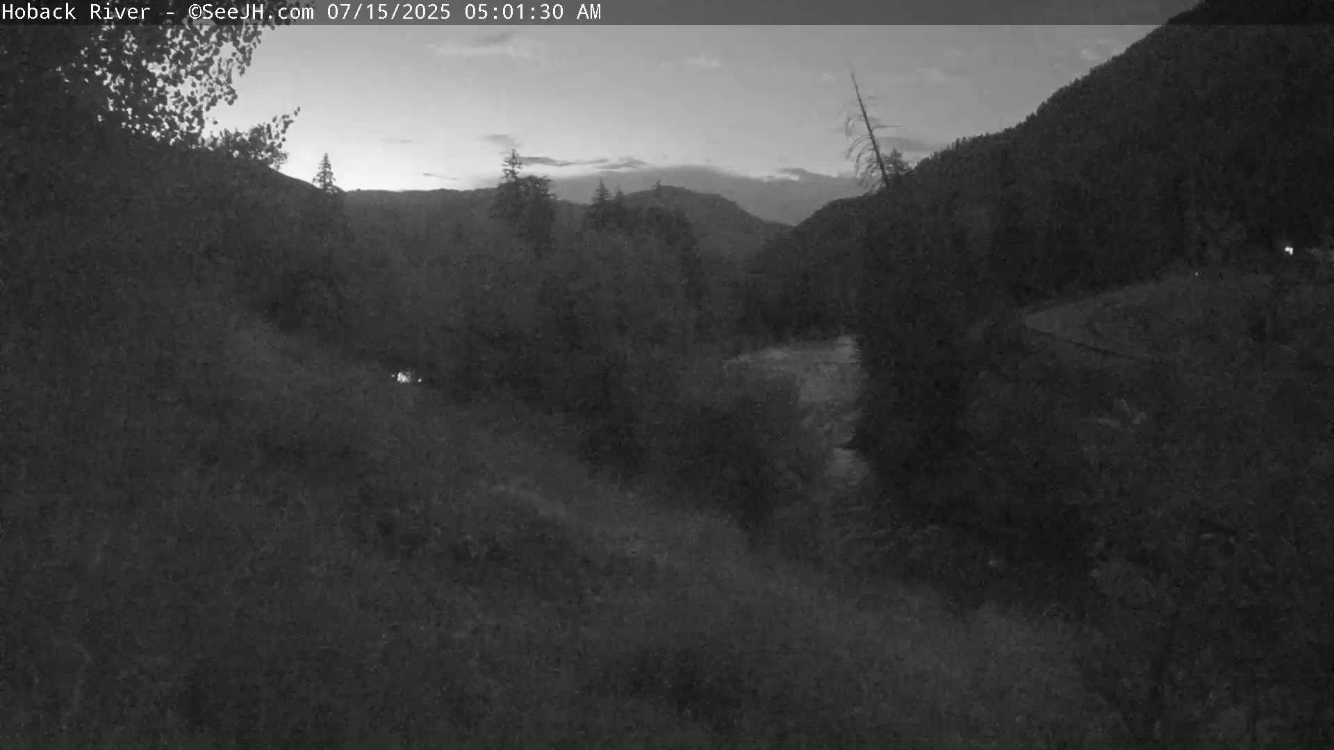 Hoback River  Live Cam  - Hoback, Teton, Wyoming, USA