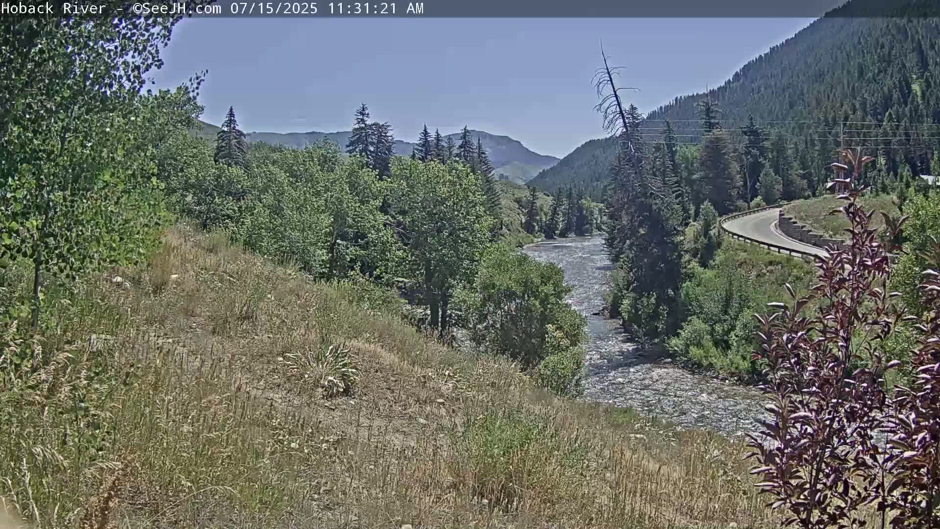 Hoback River  Live Cam  - Hoback, Teton, Wyoming, USA