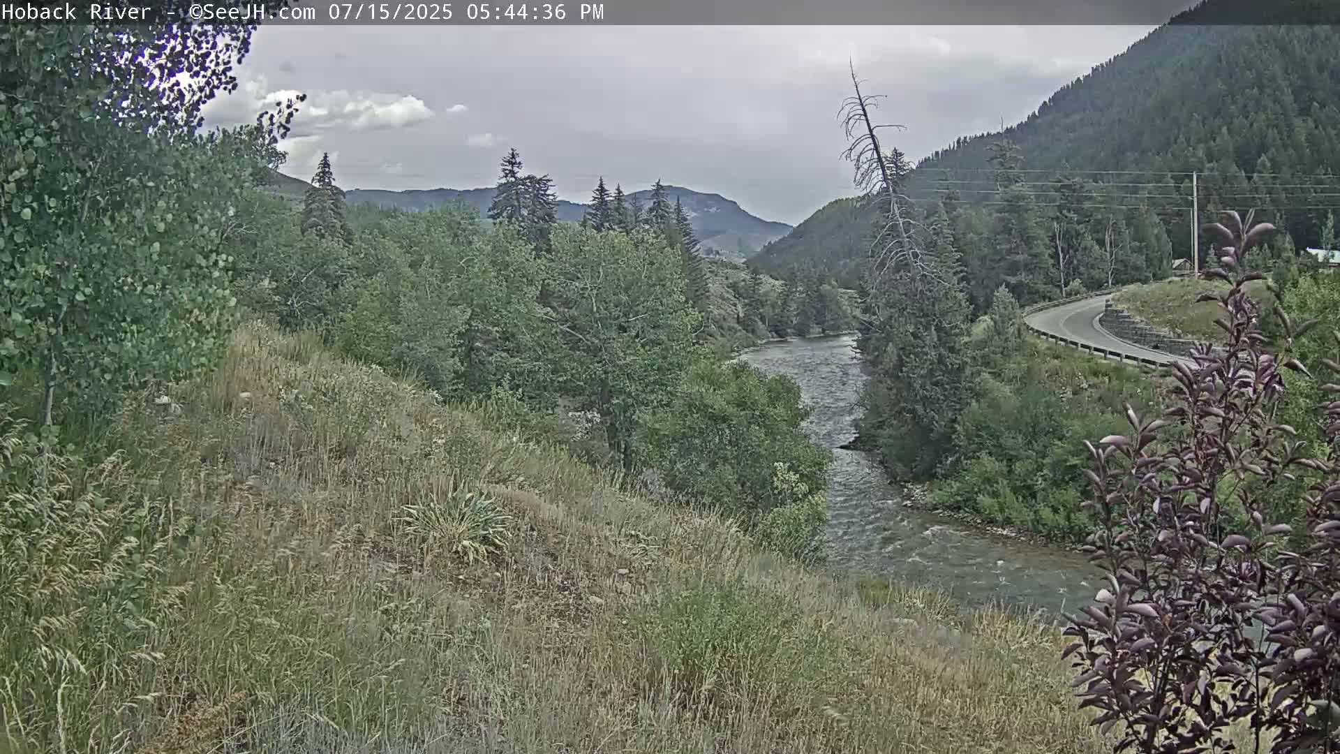 Hoback River  Live Cam  - Hoback, Teton, Wyoming, USA