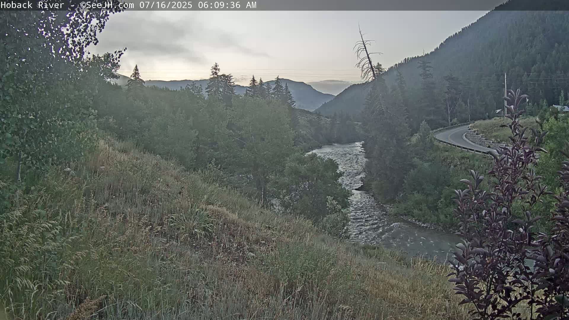 Hoback River  Live Cam  - Hoback, Teton, Wyoming, USA