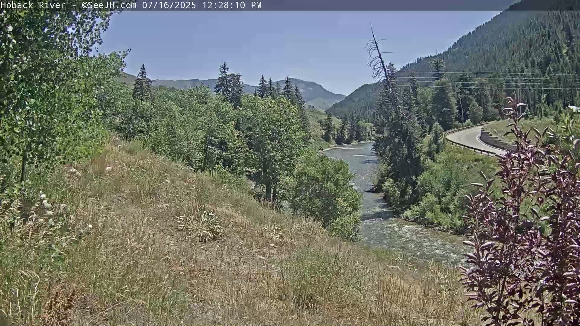 Hoback River  Live Cam  - Hoback, Teton, Wyoming, USA