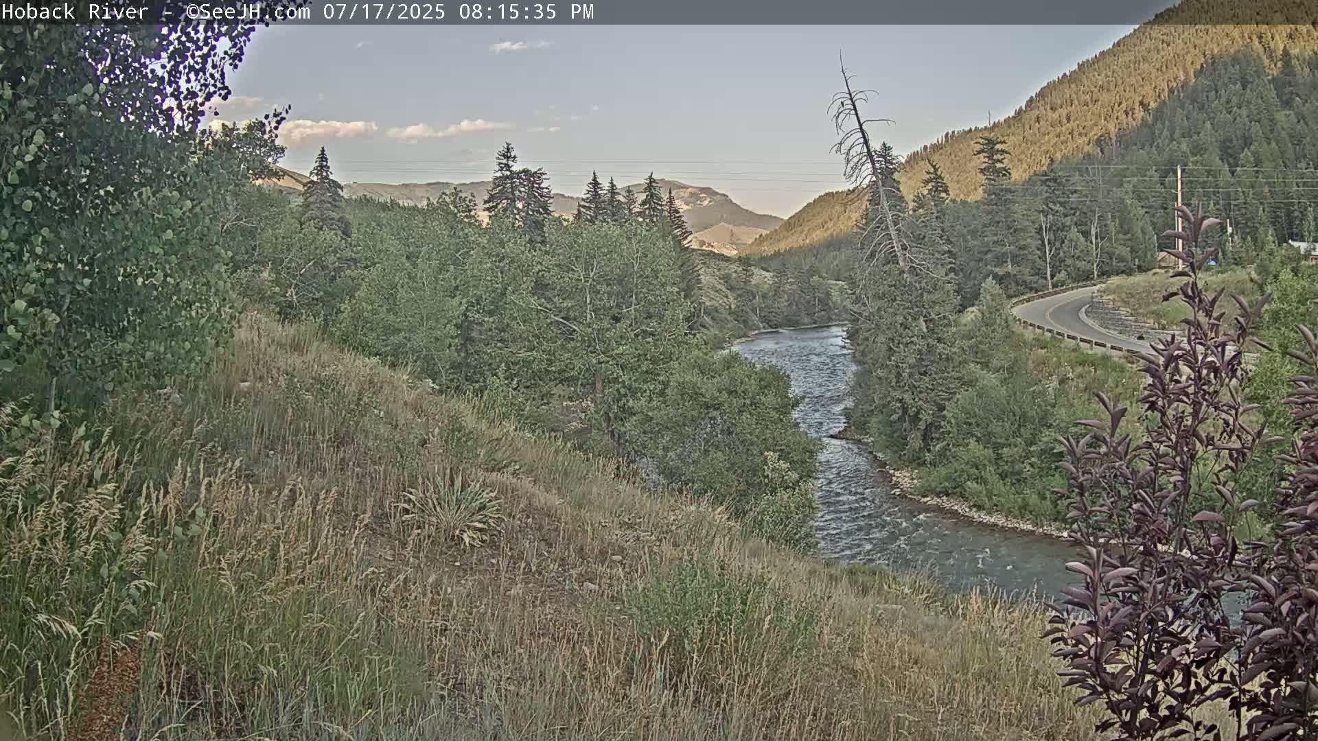 Hoback River  Live Cam  - Hoback, Teton, Wyoming, USA