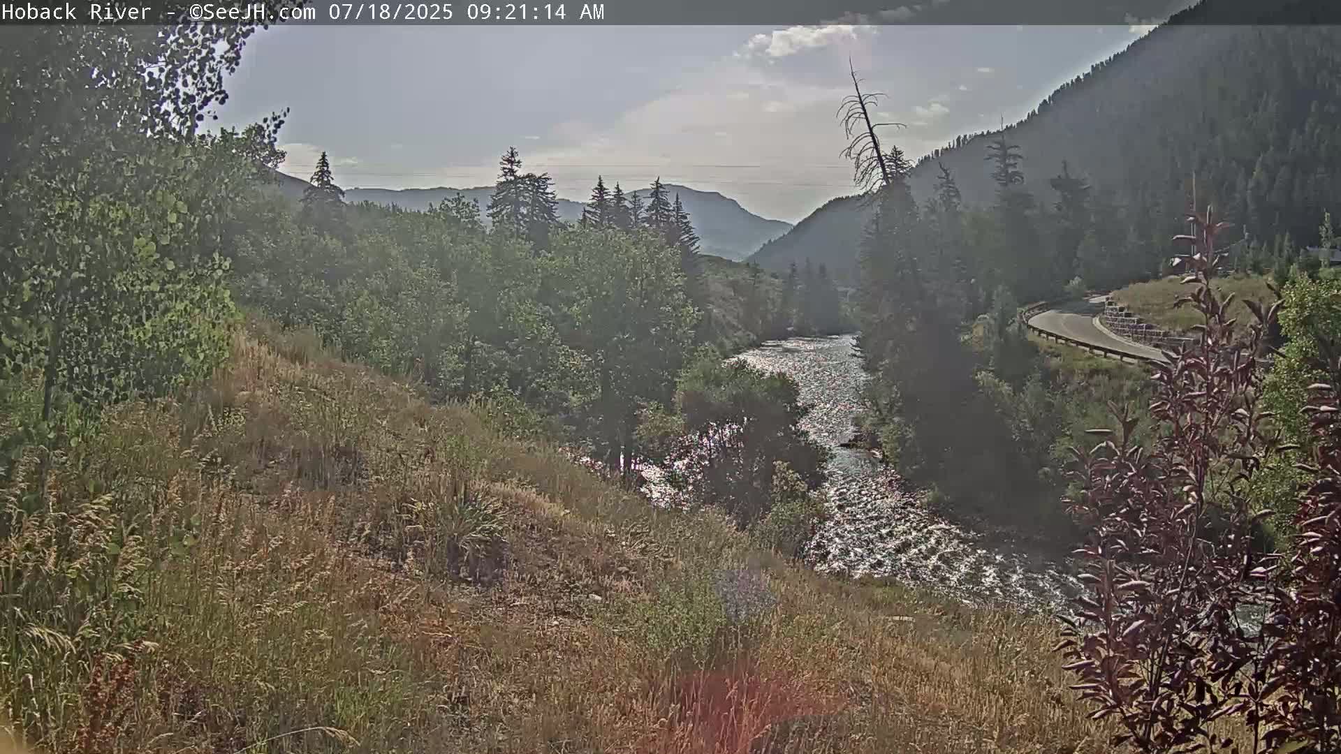 Hoback River  Live Cam  - Hoback, Teton, Wyoming, USA