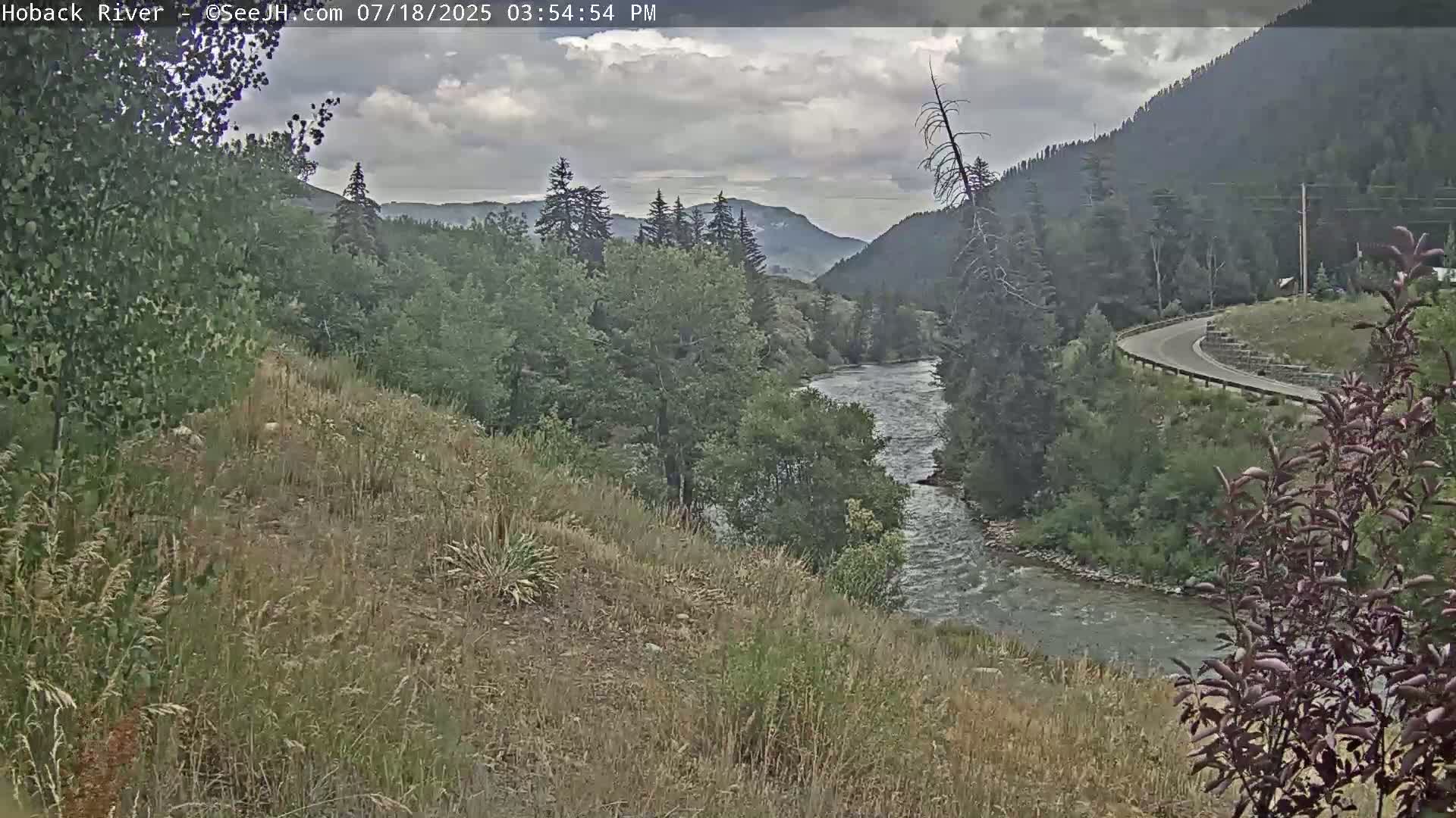 Hoback River  Live Cam  - Hoback, Teton, Wyoming, USA