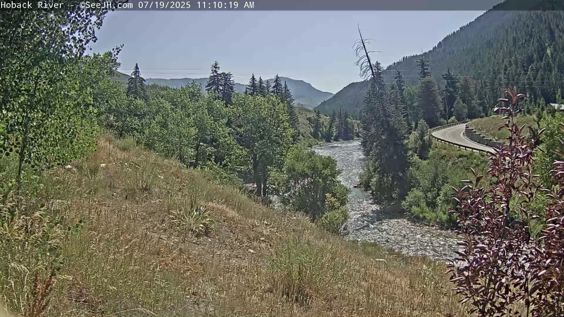 Hoback River  Live Cam  - Hoback, Teton, Wyoming, USA