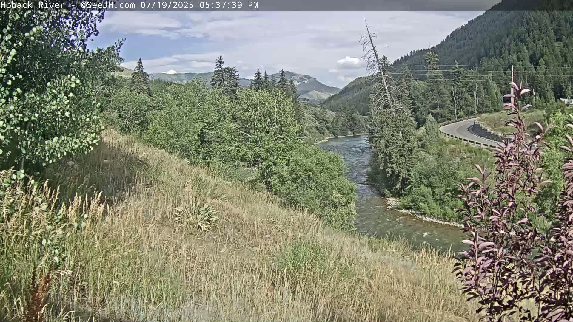 Hoback River  Live Cam  - Hoback, Teton, Wyoming, USA