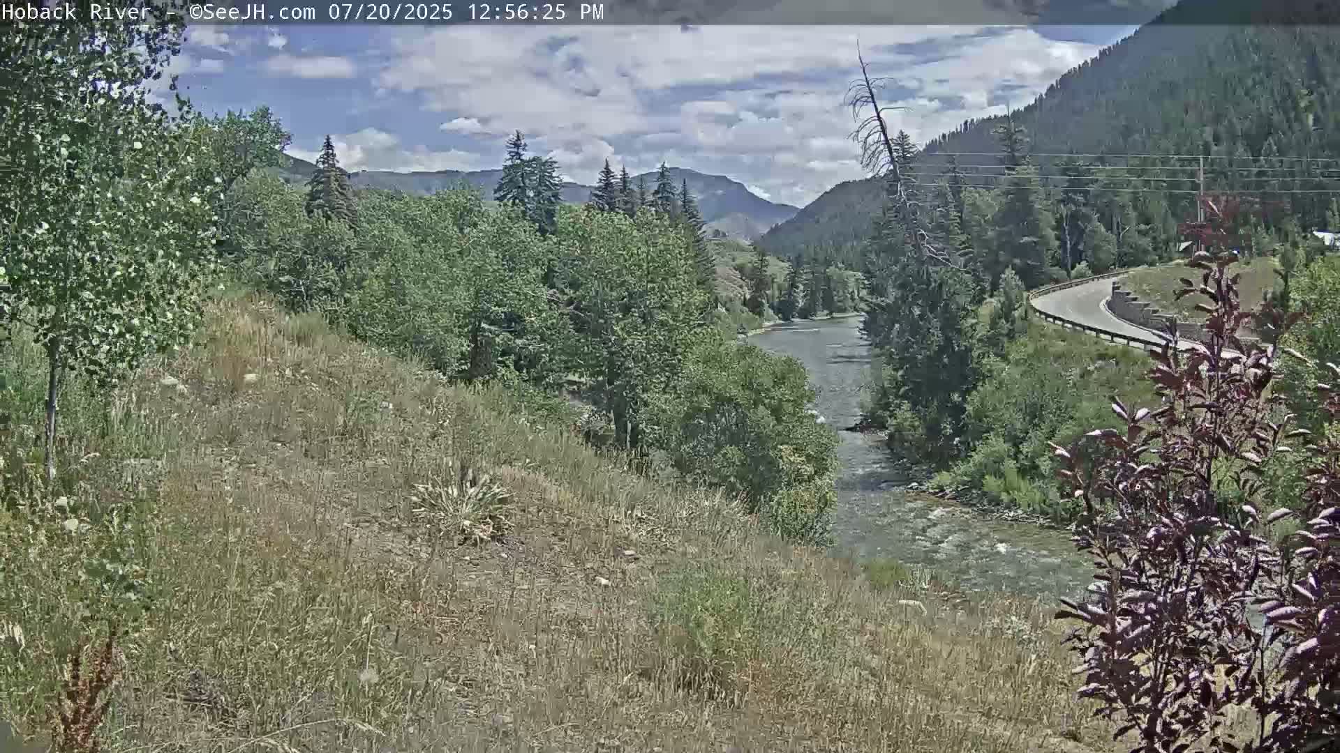 Hoback River  Live Cam  - Hoback, Teton, Wyoming, USA