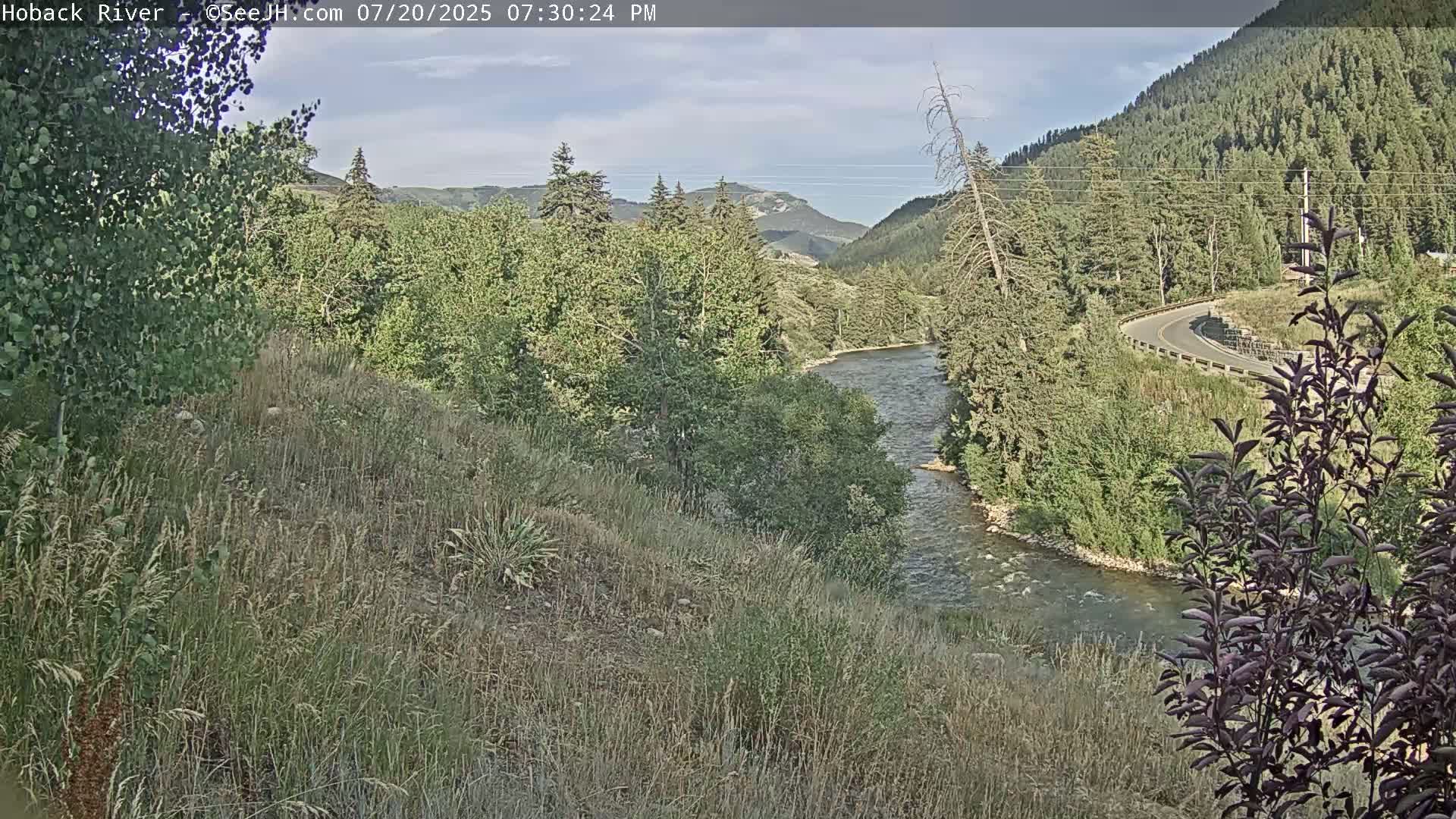 Hoback River  Live Cam  - Hoback, Teton, Wyoming, USA