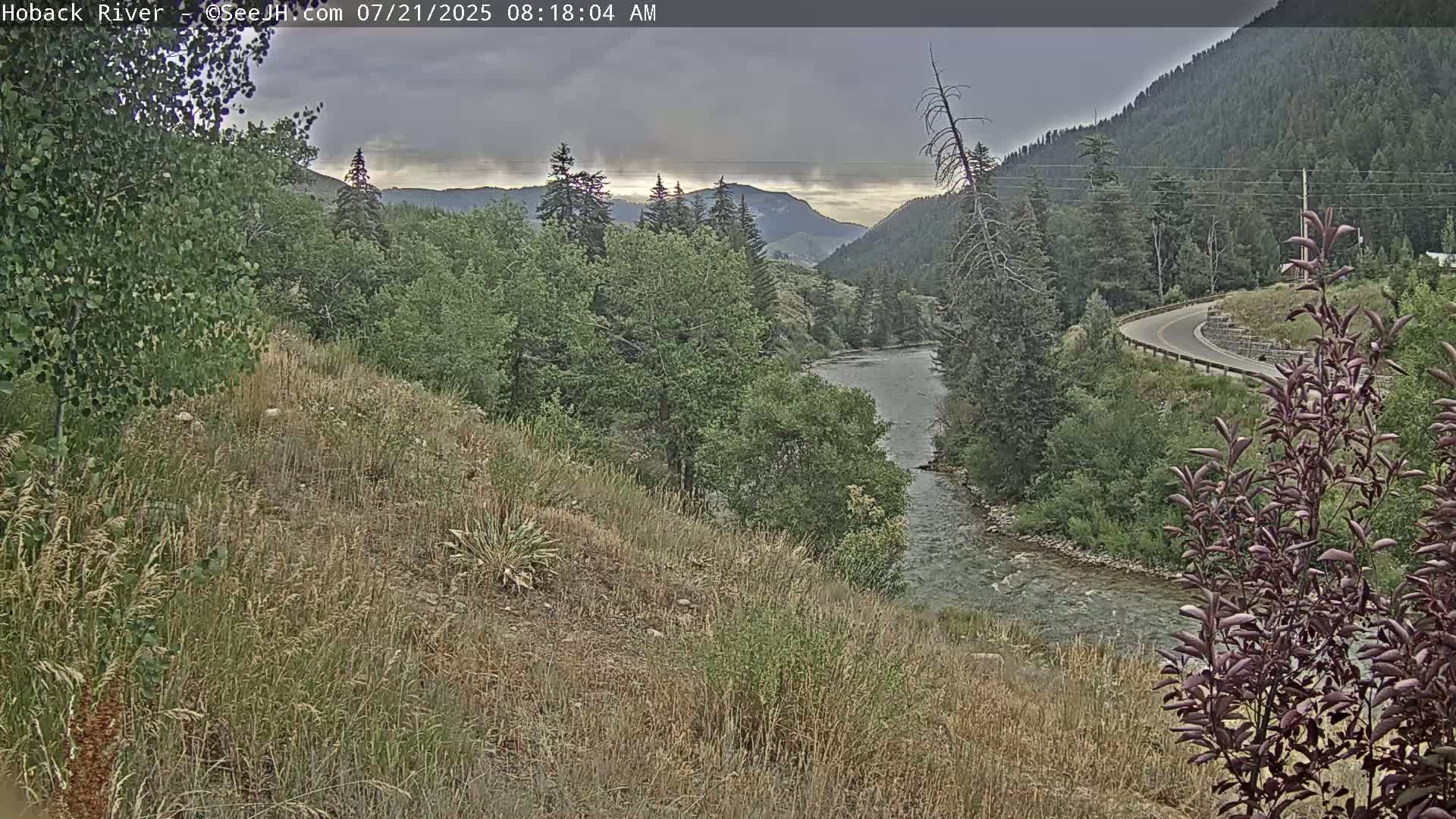Hoback River  Live Cam  - Hoback, Teton, Wyoming, USA