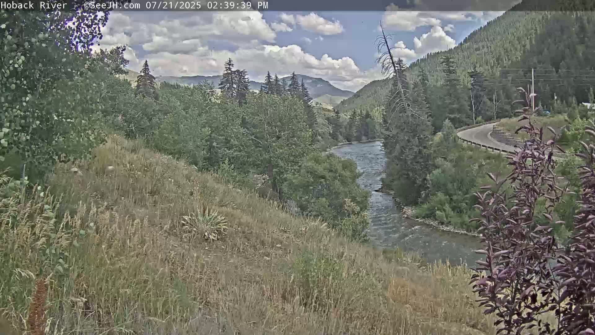 Hoback River  Live Cam  - Hoback, Teton, Wyoming, USA