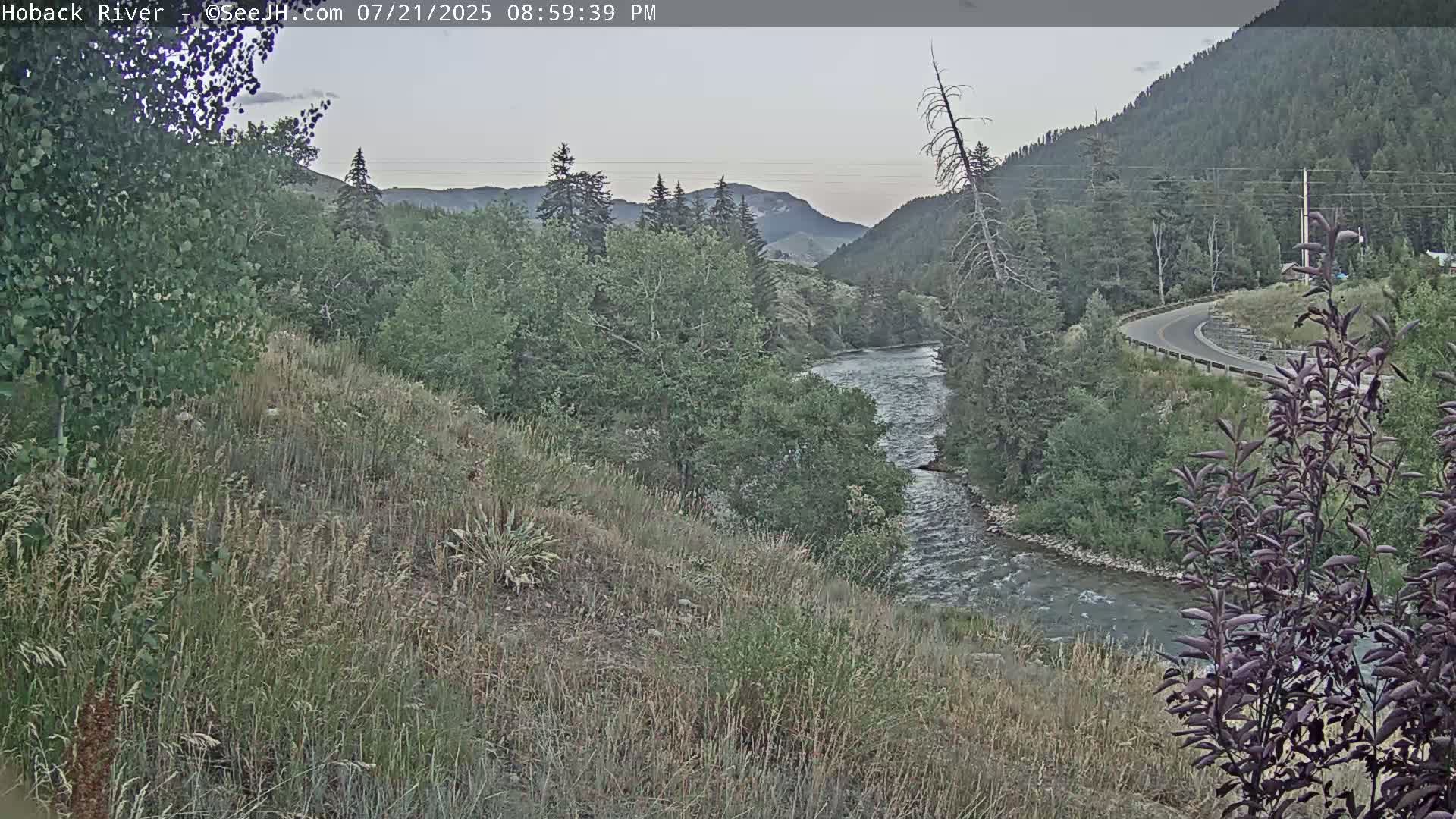 Hoback River  Live Cam  - Hoback, Teton, Wyoming, USA