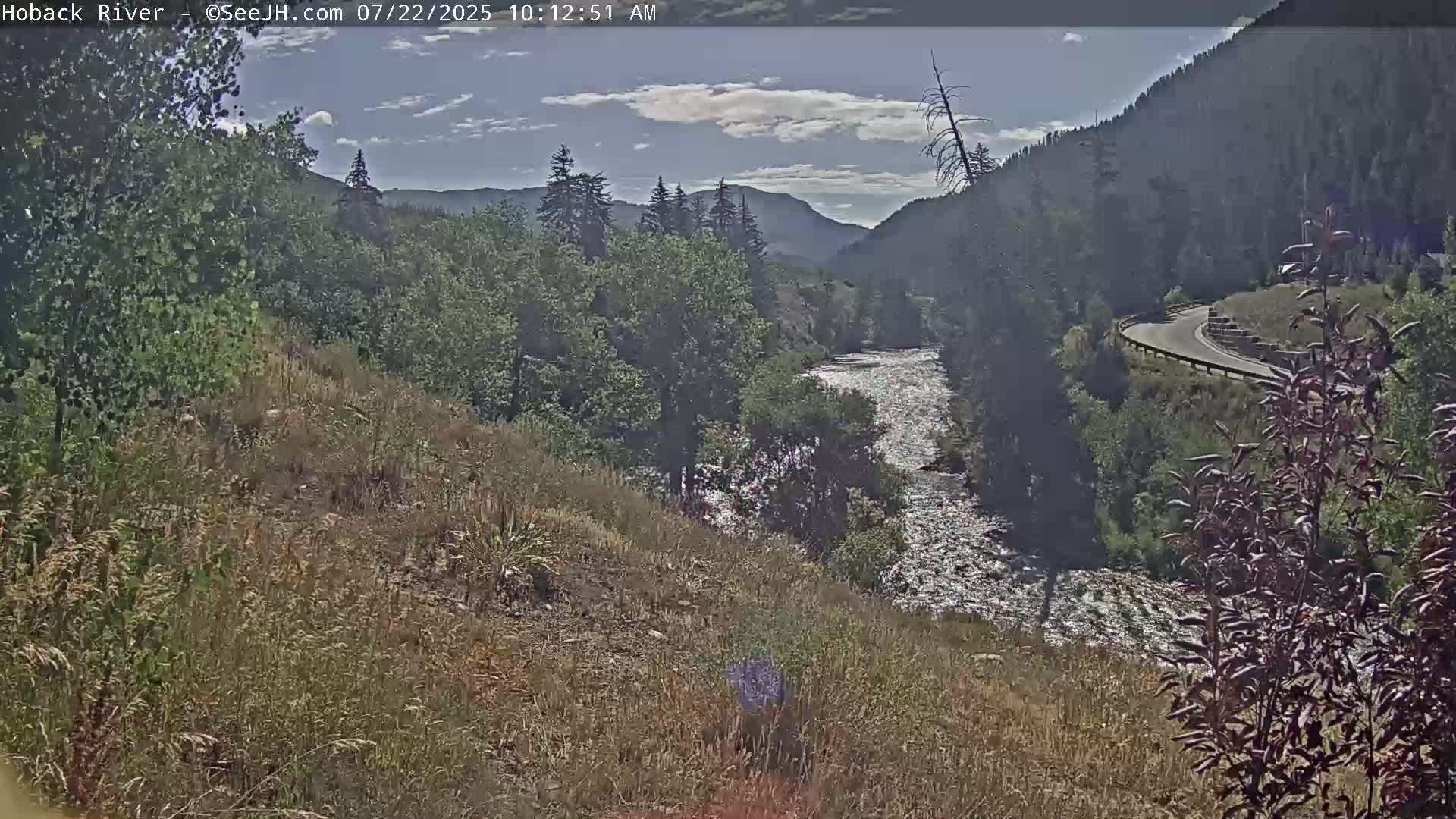 Hoback River  Live Cam  - Hoback, Teton, Wyoming, USA