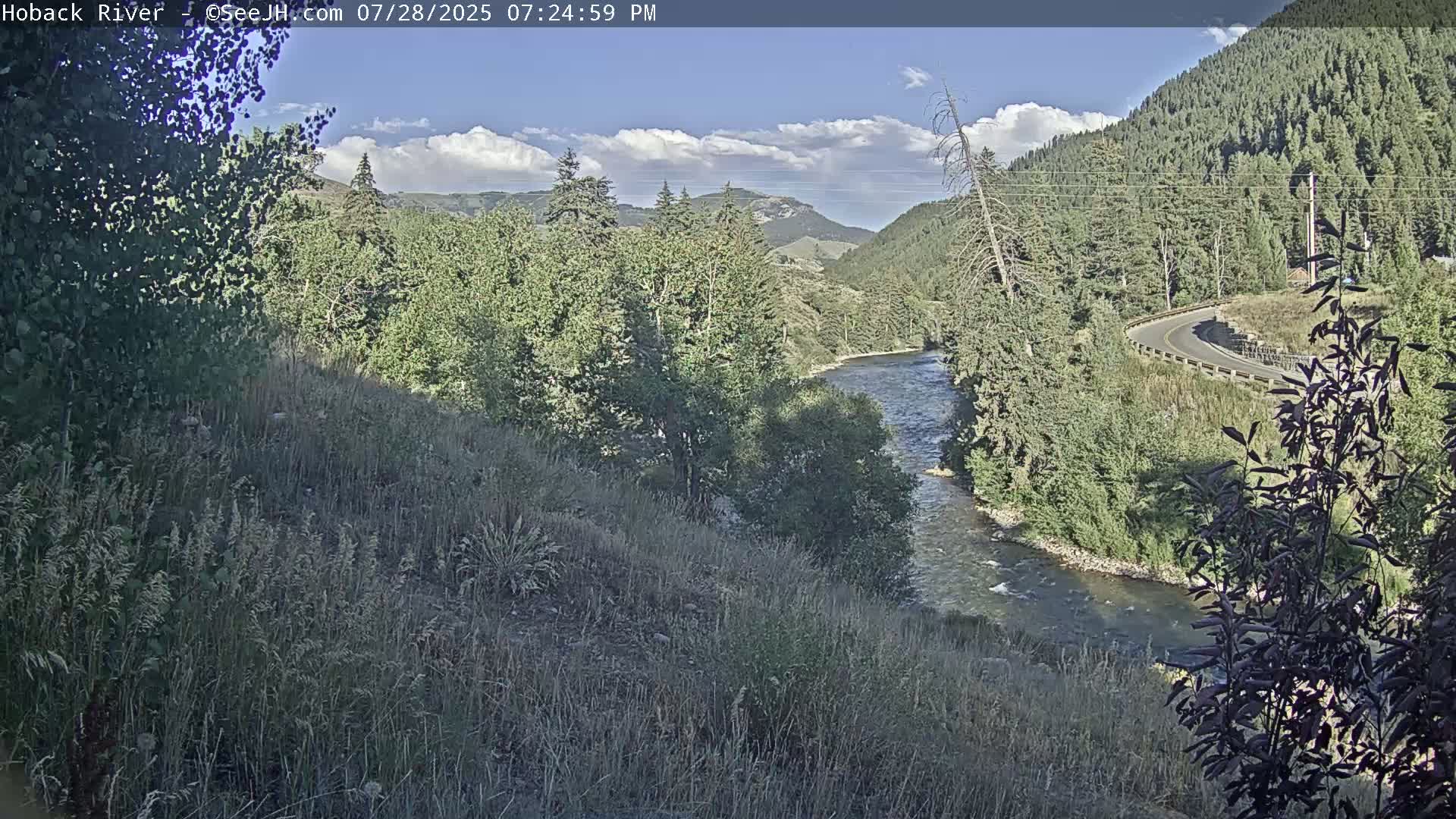 Hoback River  Live Cam  - Hoback, Teton, Wyoming, USA