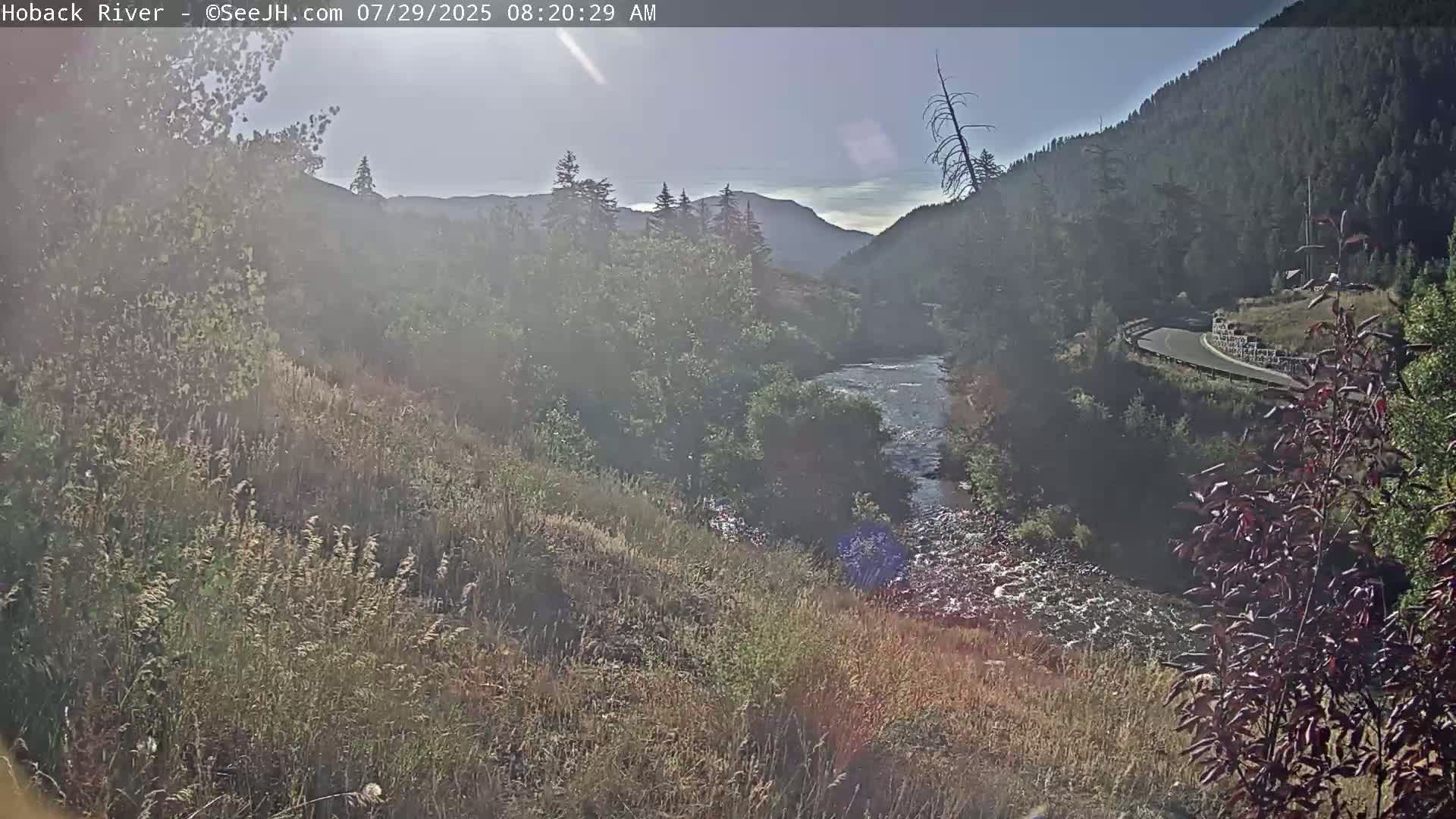 Hoback River  Live Cam  - Hoback, Teton, Wyoming, USA