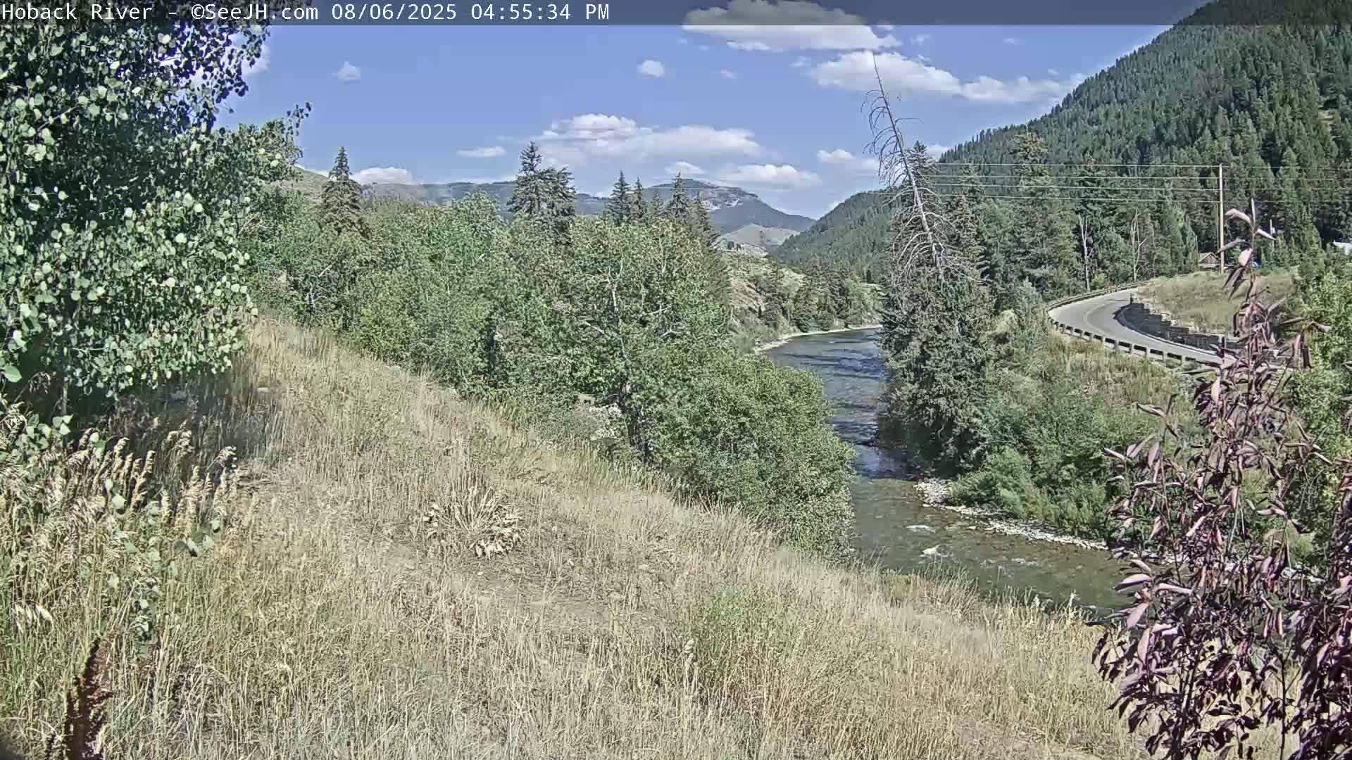 Hoback River  Live Cam  - Hoback, Teton, Wyoming, USA