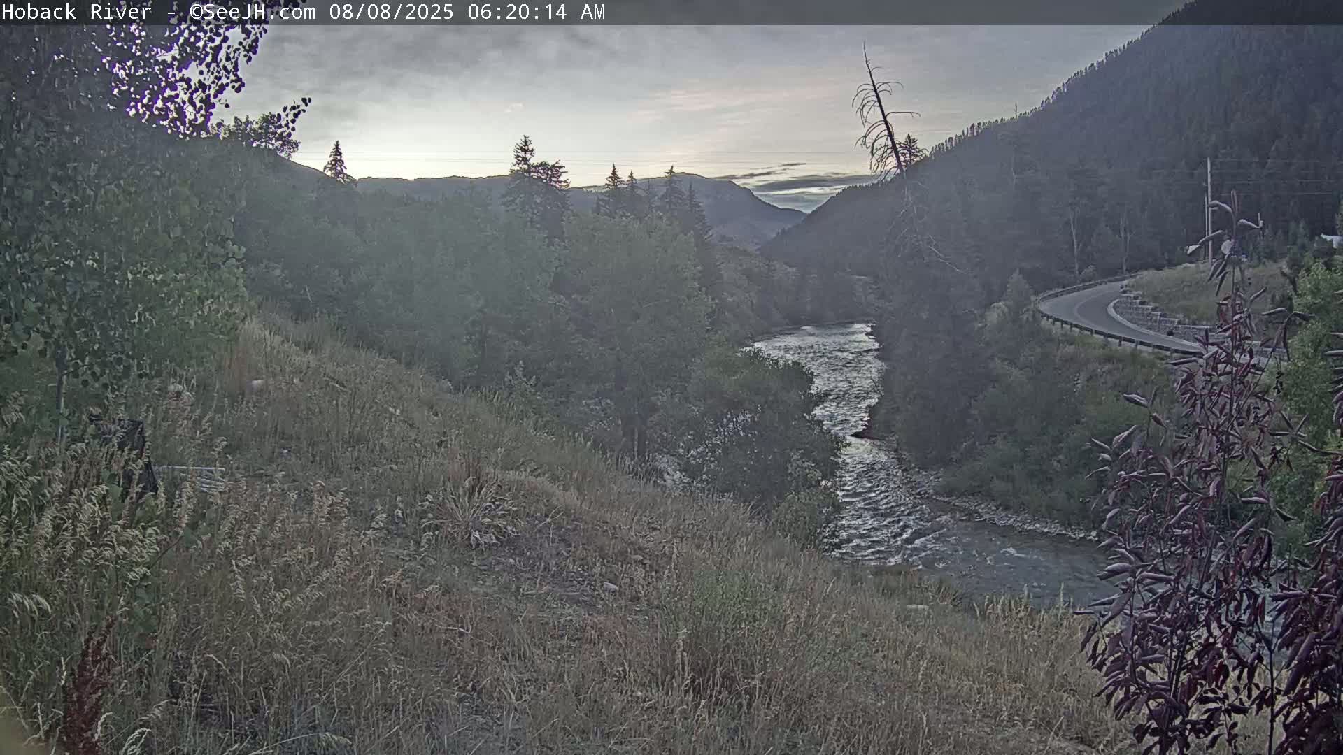 Hoback River  Live Cam  - Hoback, Teton, Wyoming, USA