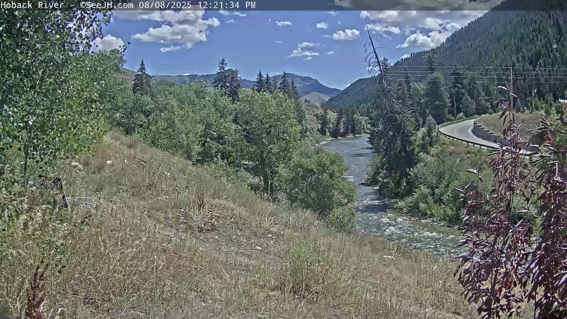 Hoback River  Live Cam  - Hoback, Teton, Wyoming, USA