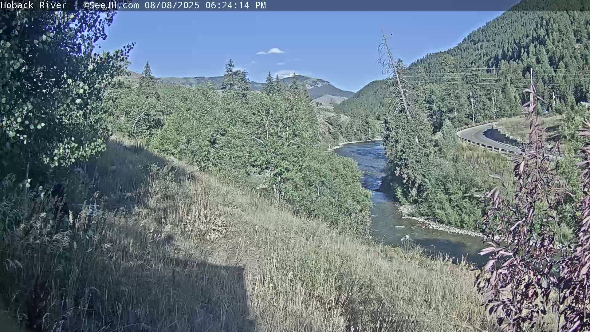 Hoback River  Live Cam  - Hoback, Teton, Wyoming, USA