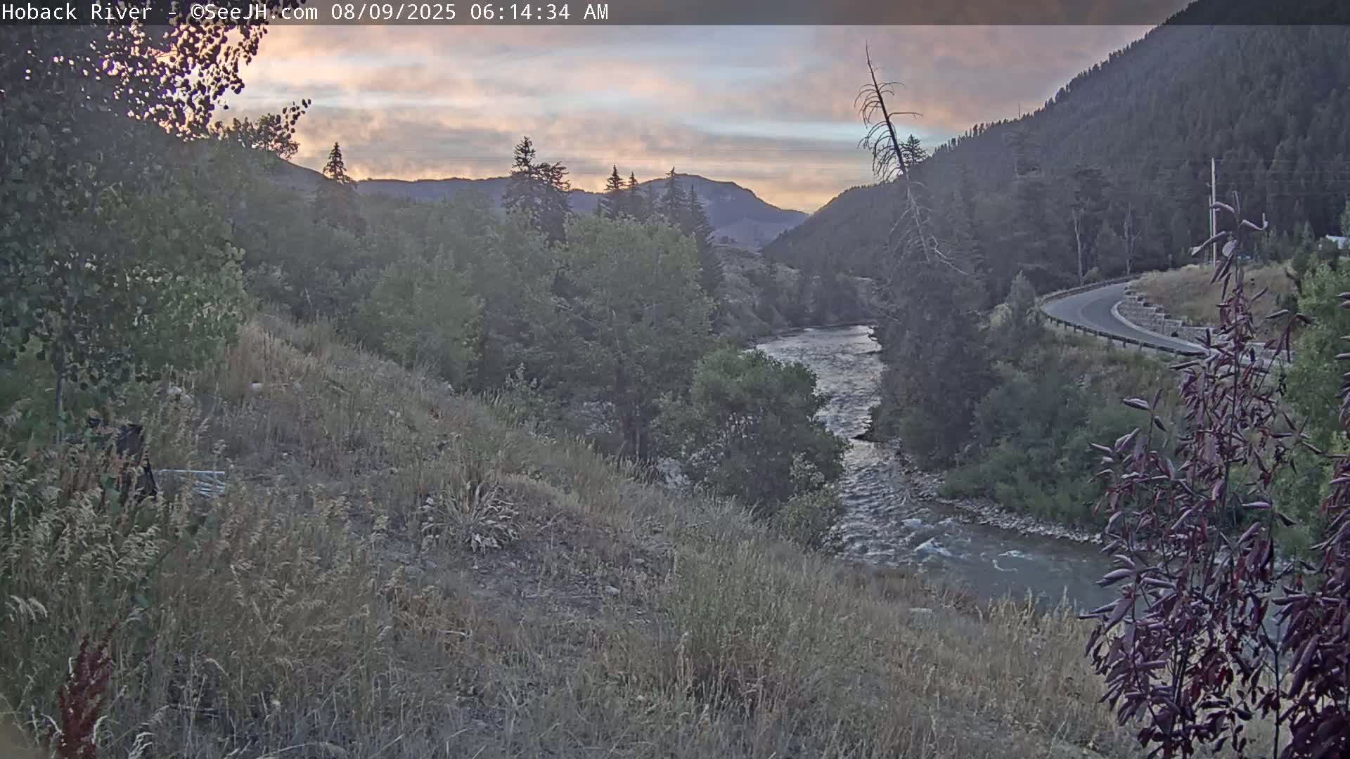 Hoback River  Live Cam  - Hoback, Teton, Wyoming, USA