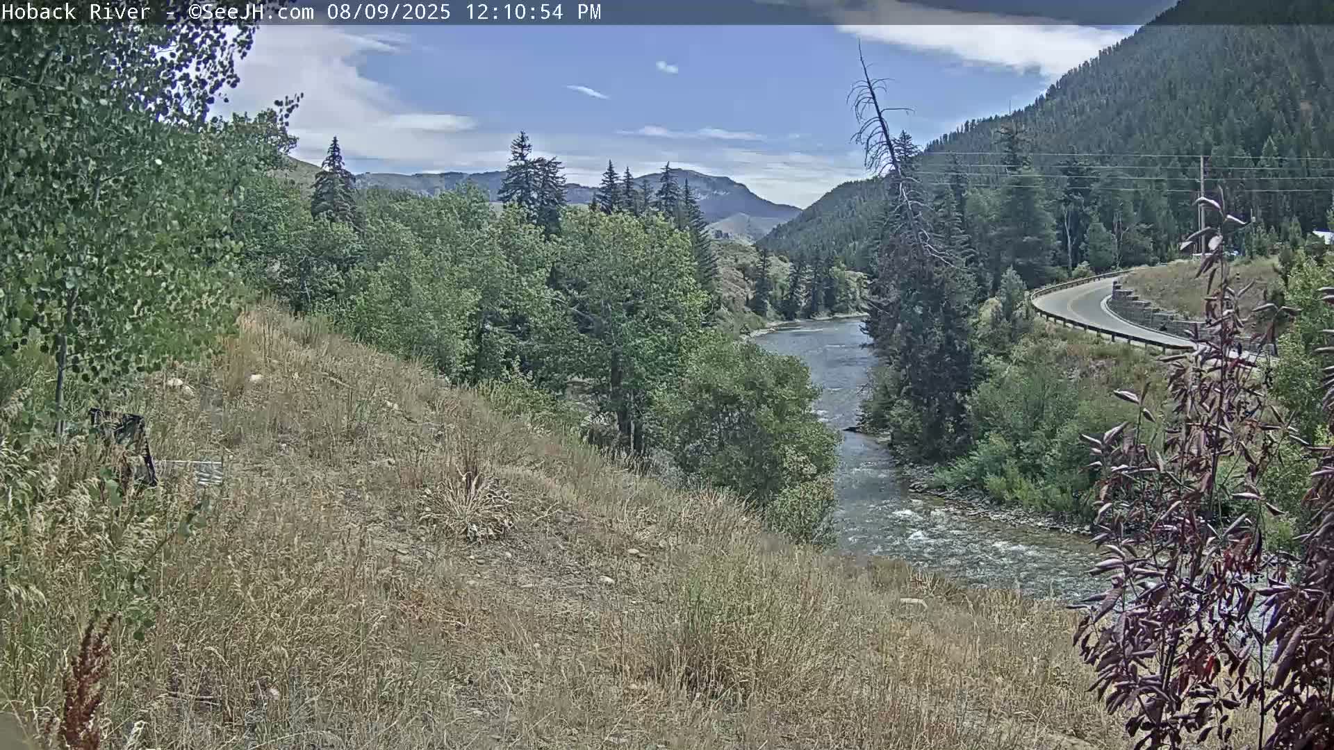 Hoback River  Live Cam  - Hoback, Teton, Wyoming, USA